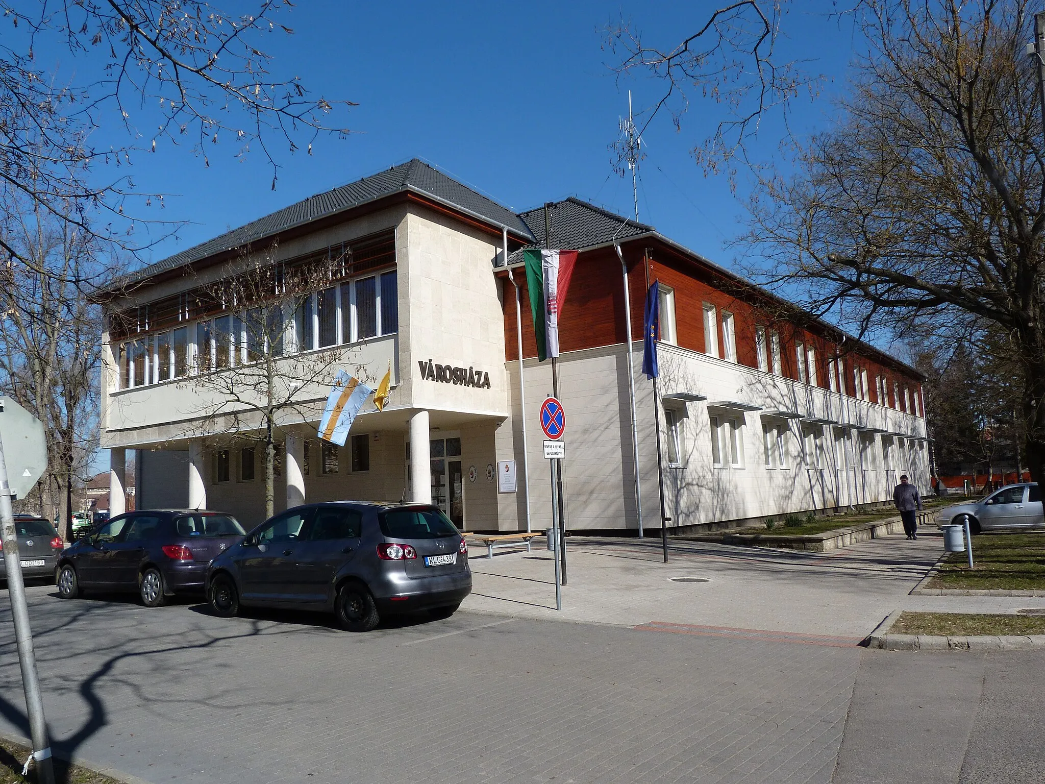 Photo showing: A felvétel 2013. Február 5 –én készült Vásárosnaményben.Városháza.