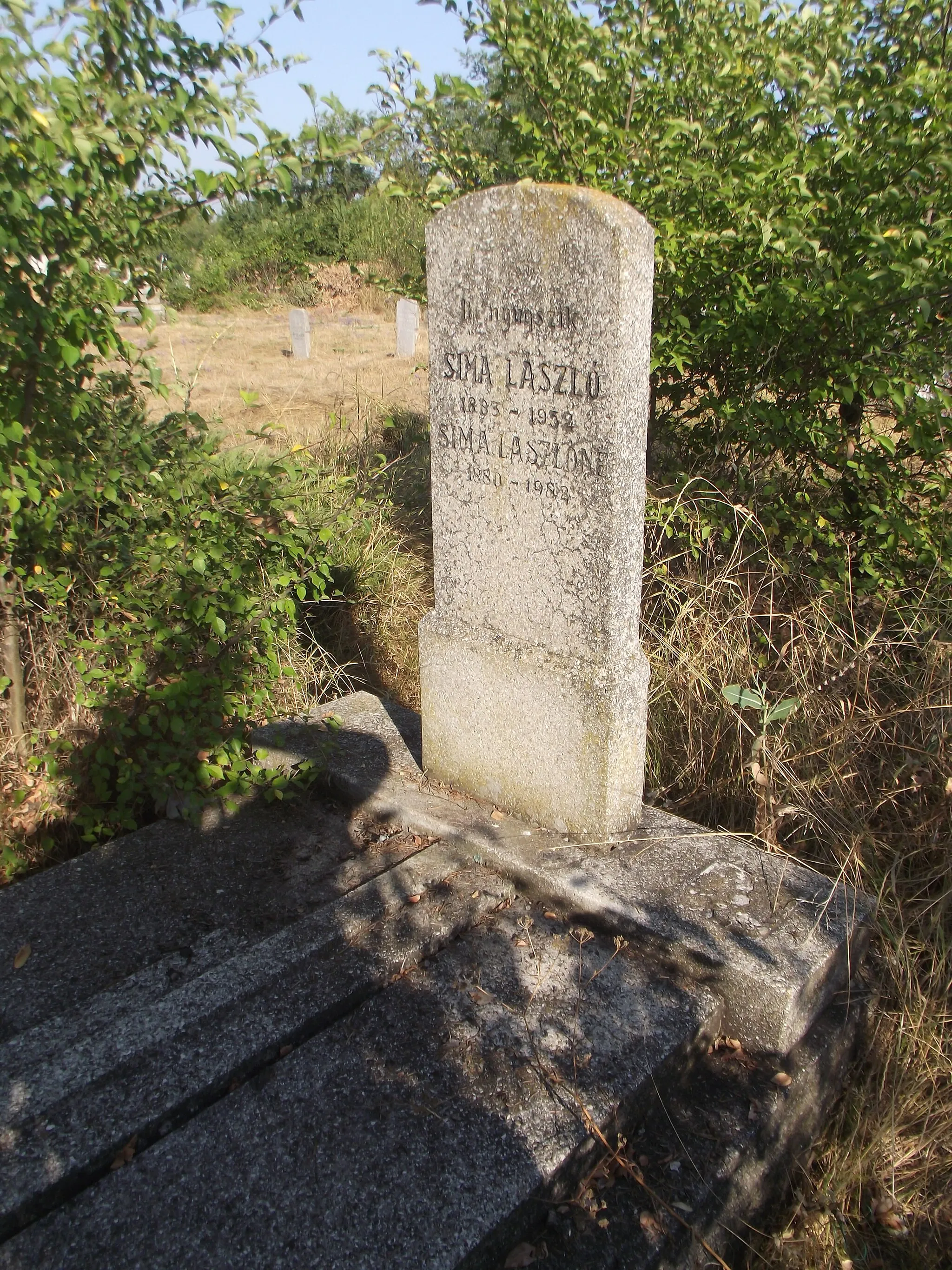 Photo showing: Sima László tomb, Hékéd cemetery, Szentes town