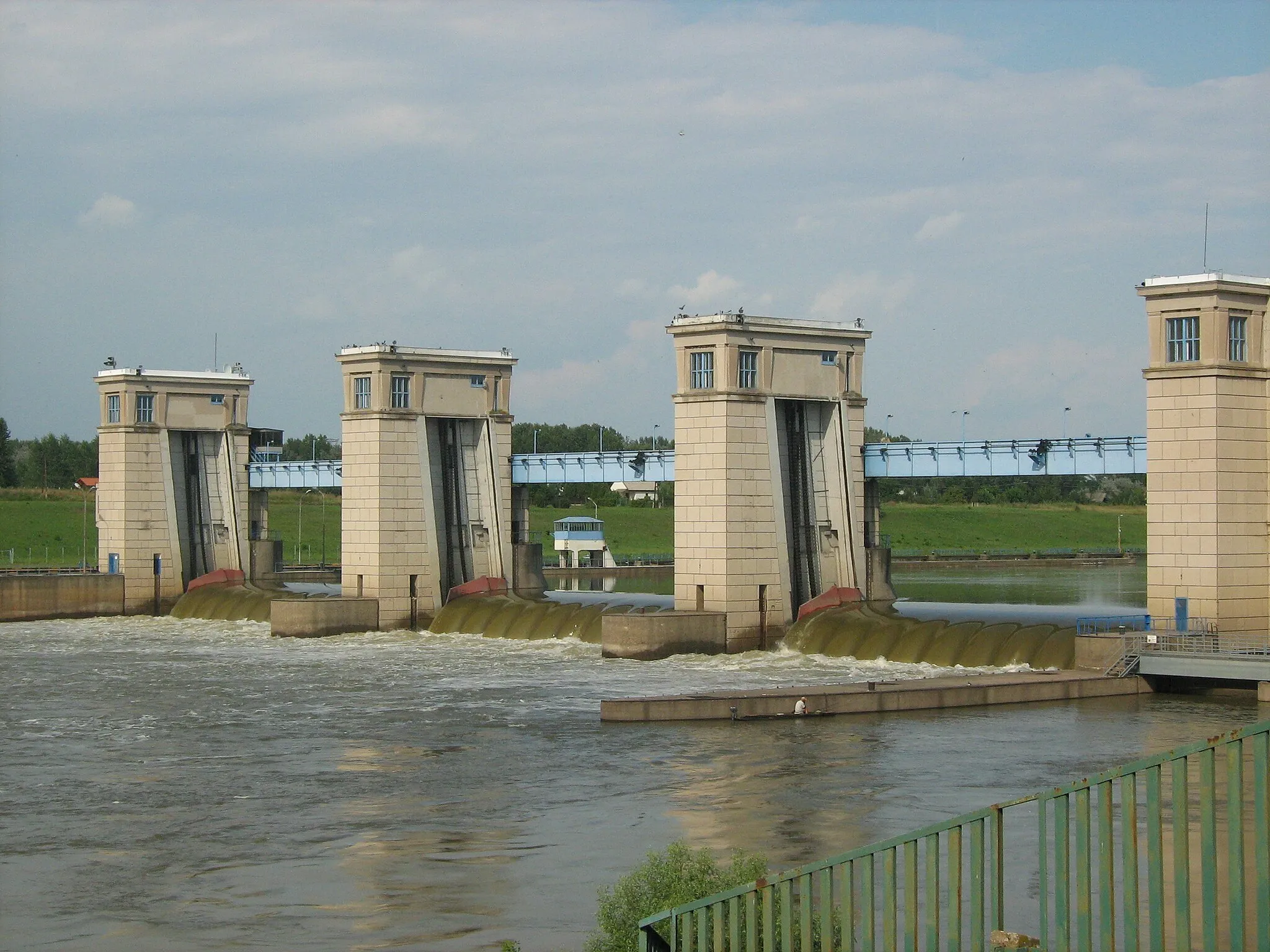 Photo showing: Hydroelectric power plant, Tiszalök