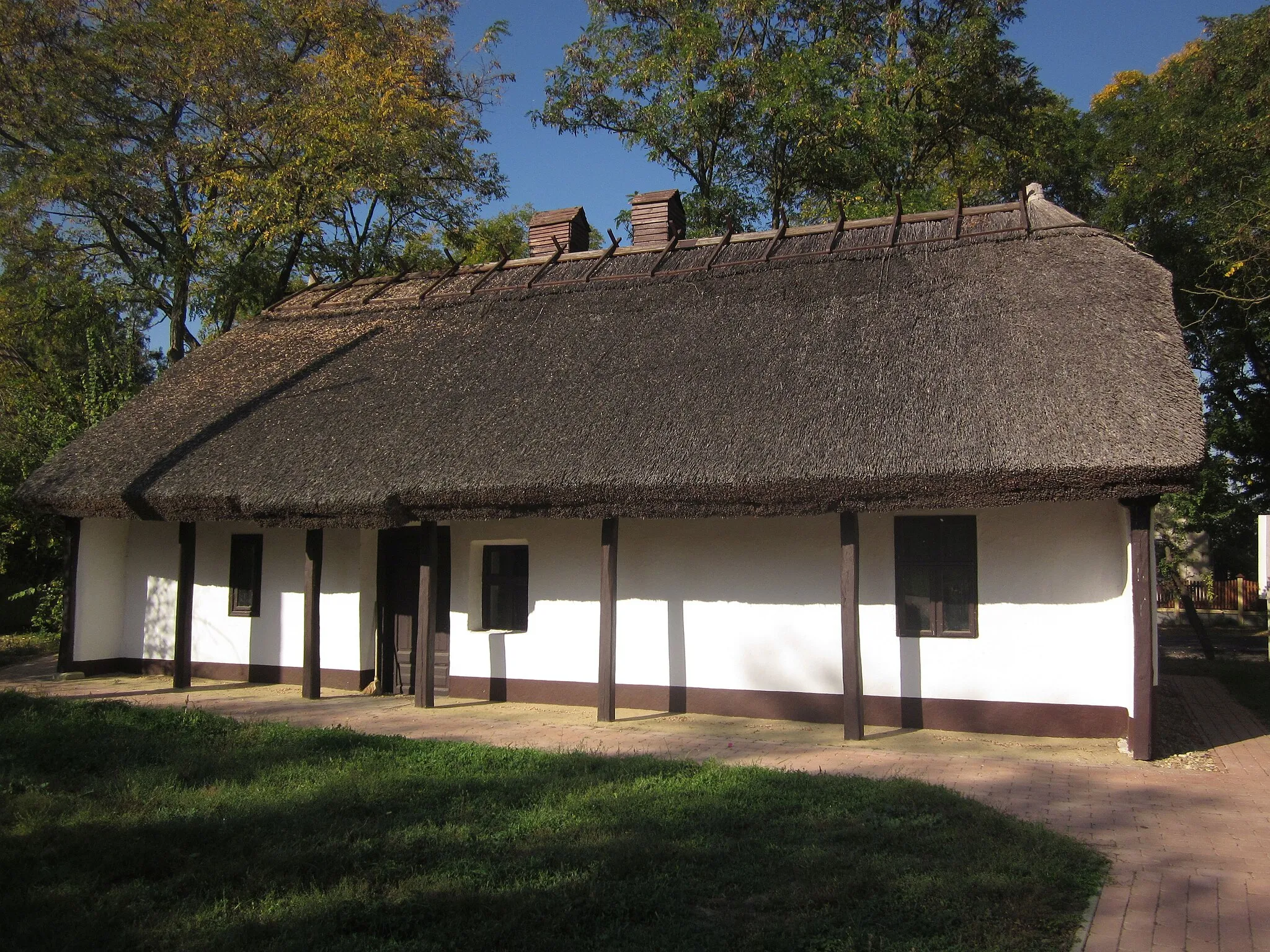 Photo showing: Bakonszeg, Hunyadi u. 103., Alföldi Kéktúra  igazolópont, pecsételőhely