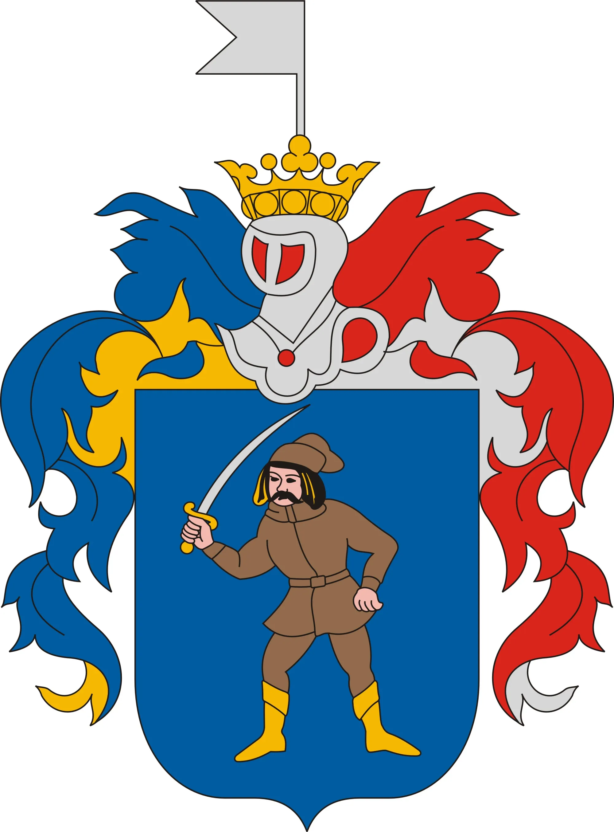 Photo showing: Coat of arms of Sáránd, Hungary