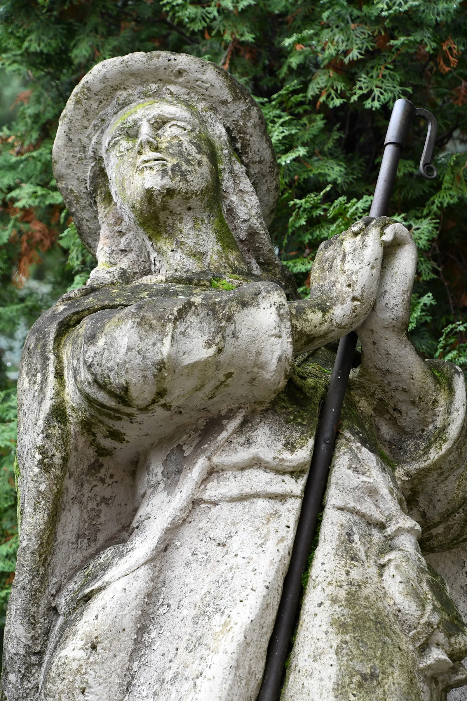 Photo showing: Statue of Saint Wendelin in Jászboldogháza