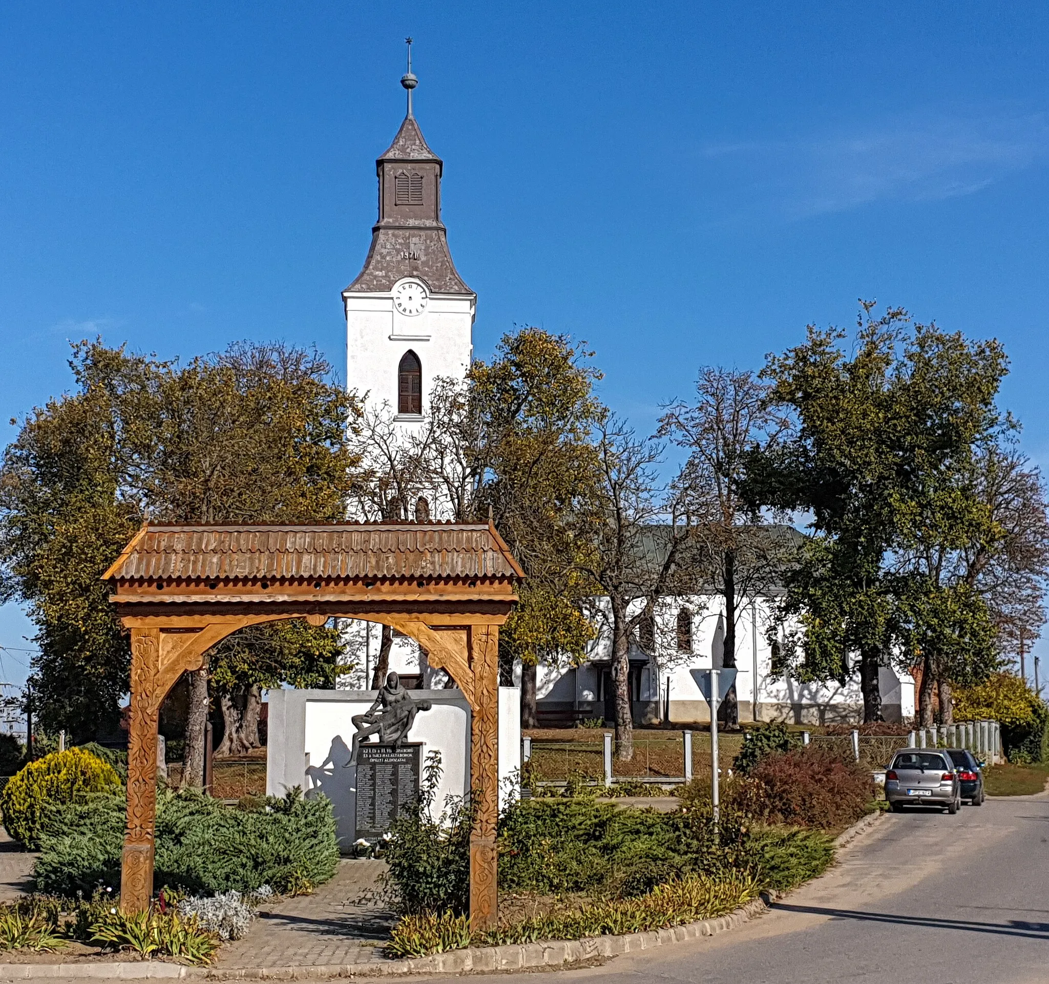 Photo showing: Az ópályi református templom