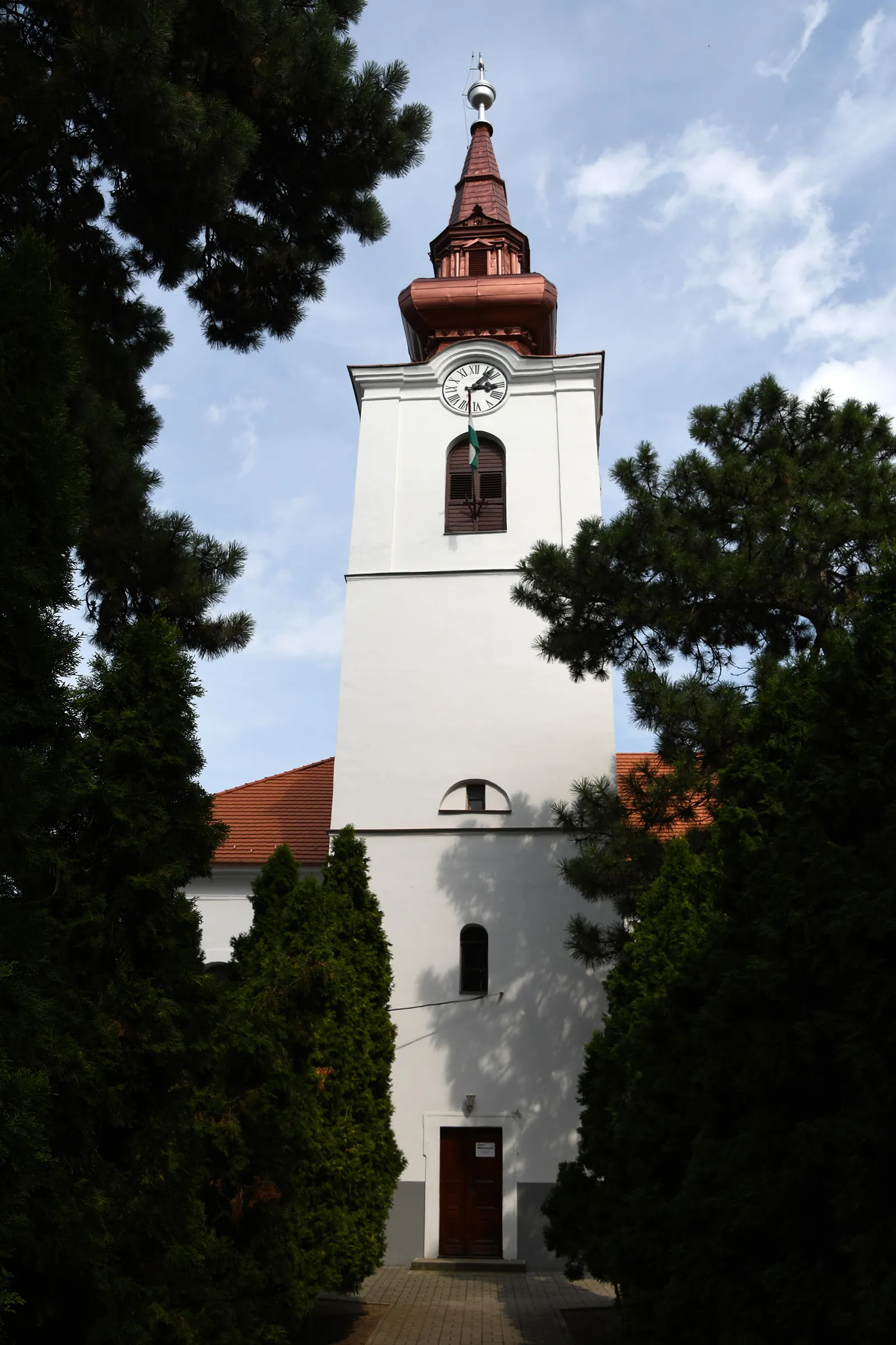 Photo showing: Calvinist church in Átány, Hungary