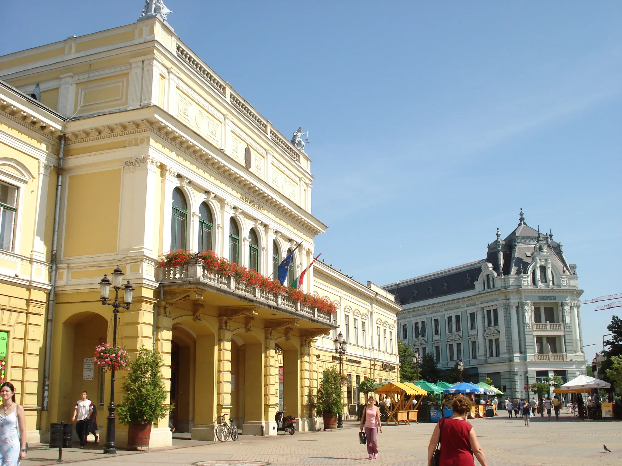 Photo showing: Main square, Nyiregyhaza, Hungary