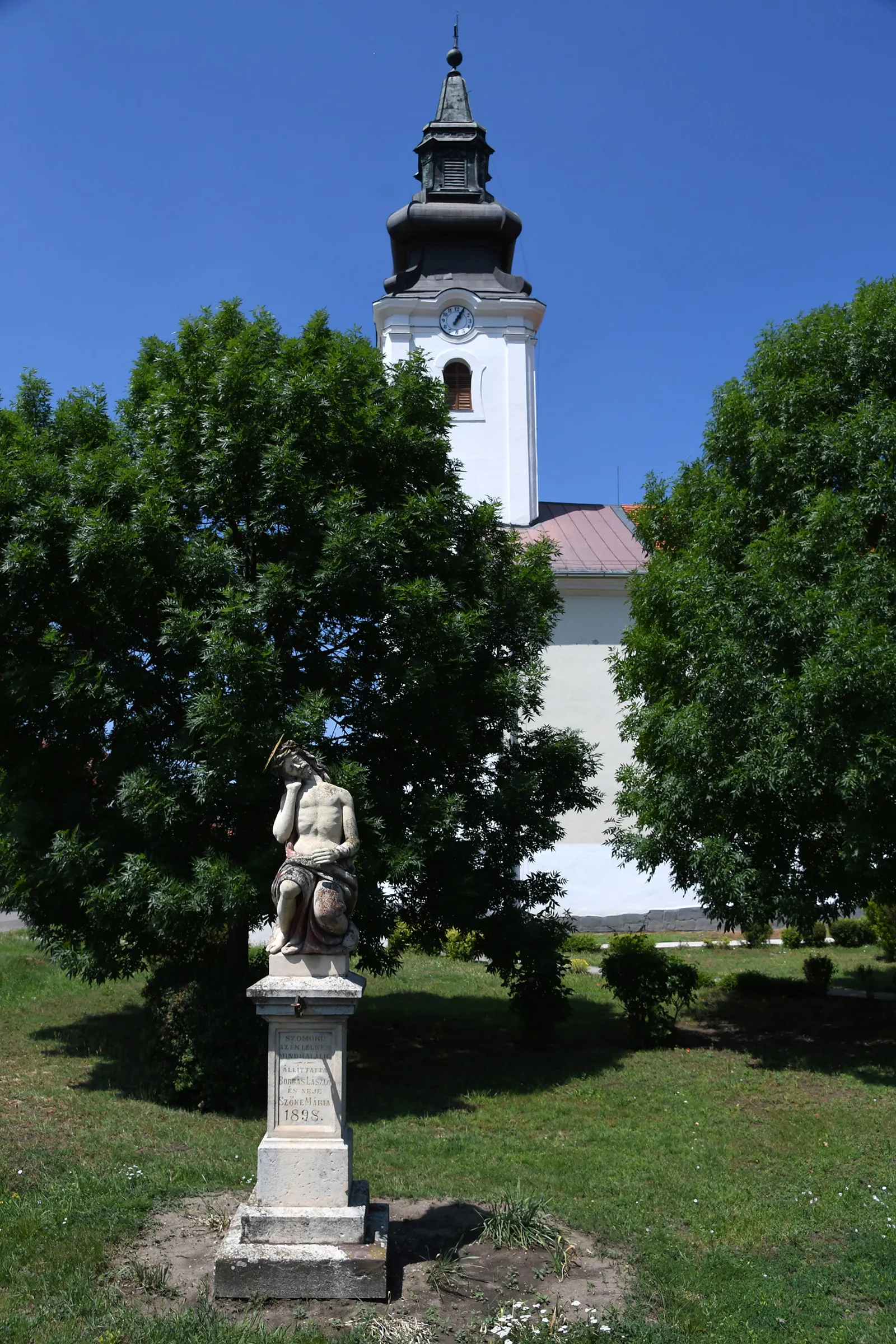 Photo showing: Statue of Ecce homo in Jásztelek, Hungary