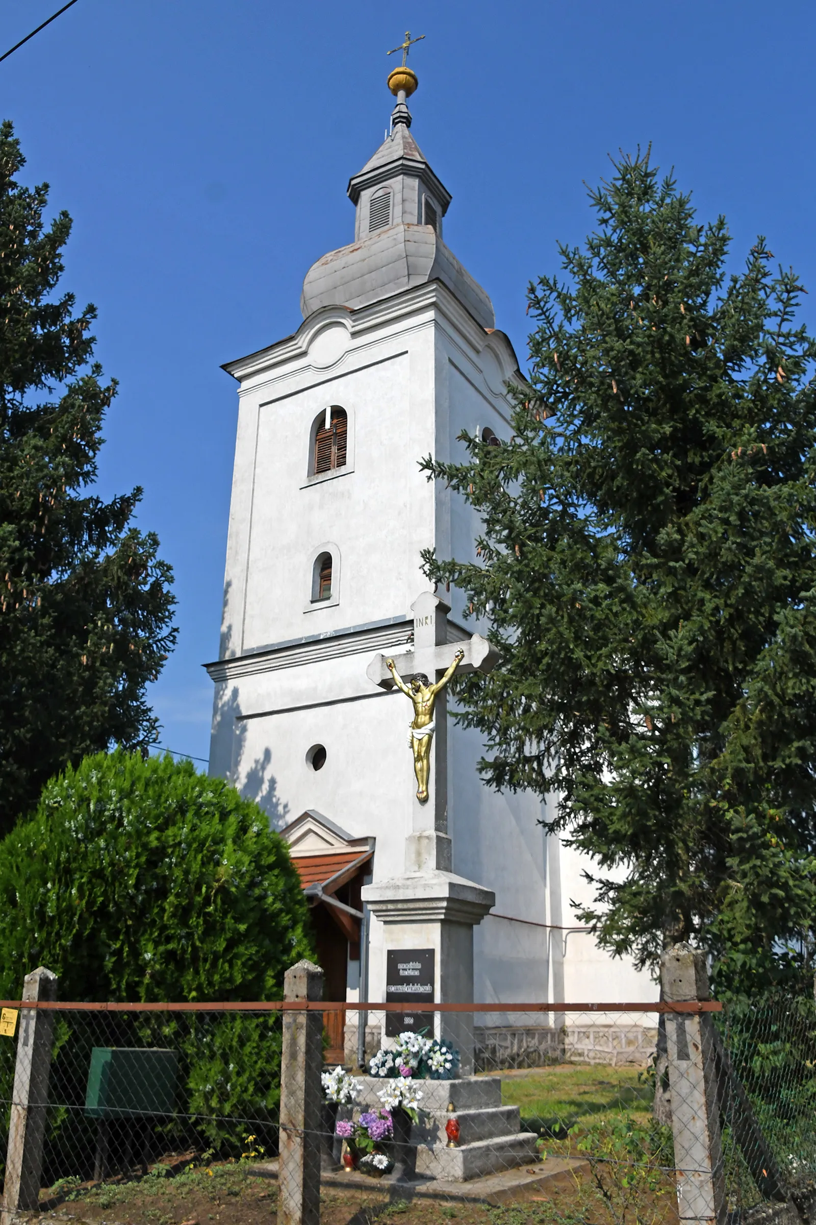 Photo showing: Roman Catholic church in Nyírjákó, Hungary