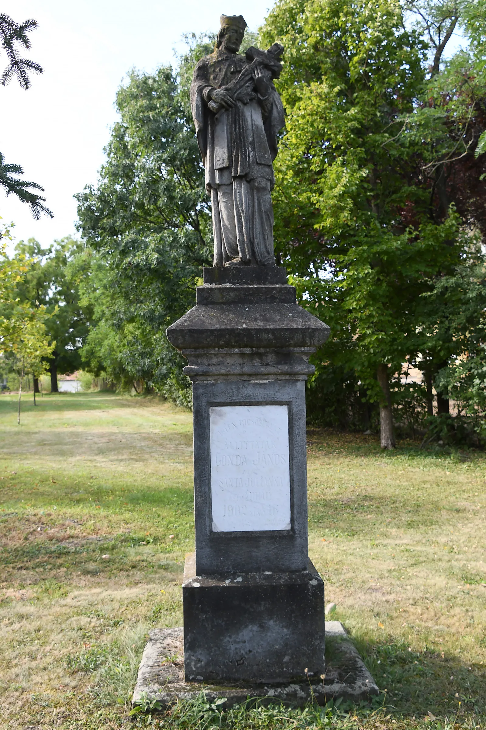 Photo showing: Statue of John of Nepomuk (Tarnaörs)
