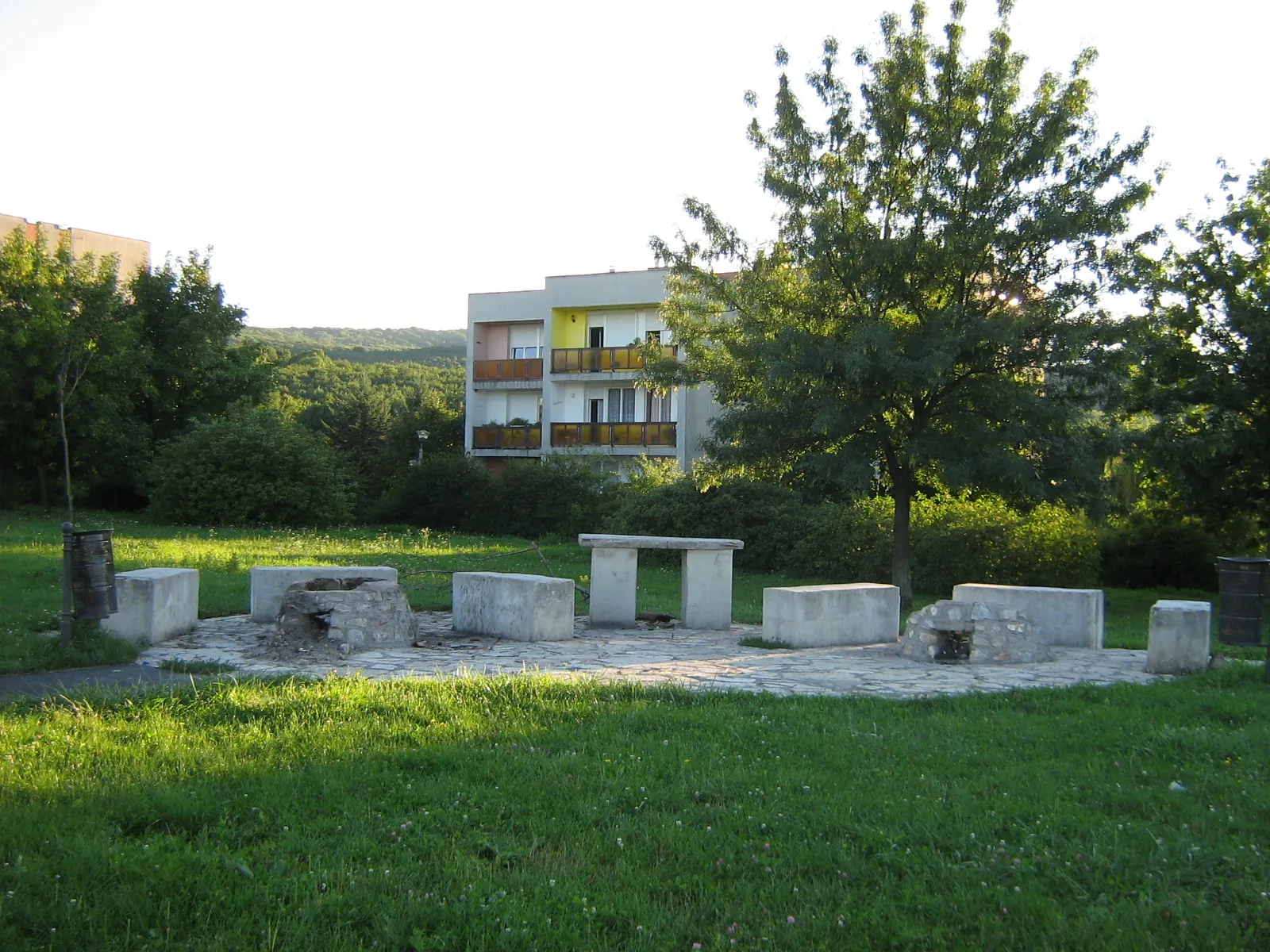 Photo showing: Fireplace in Komlóstető