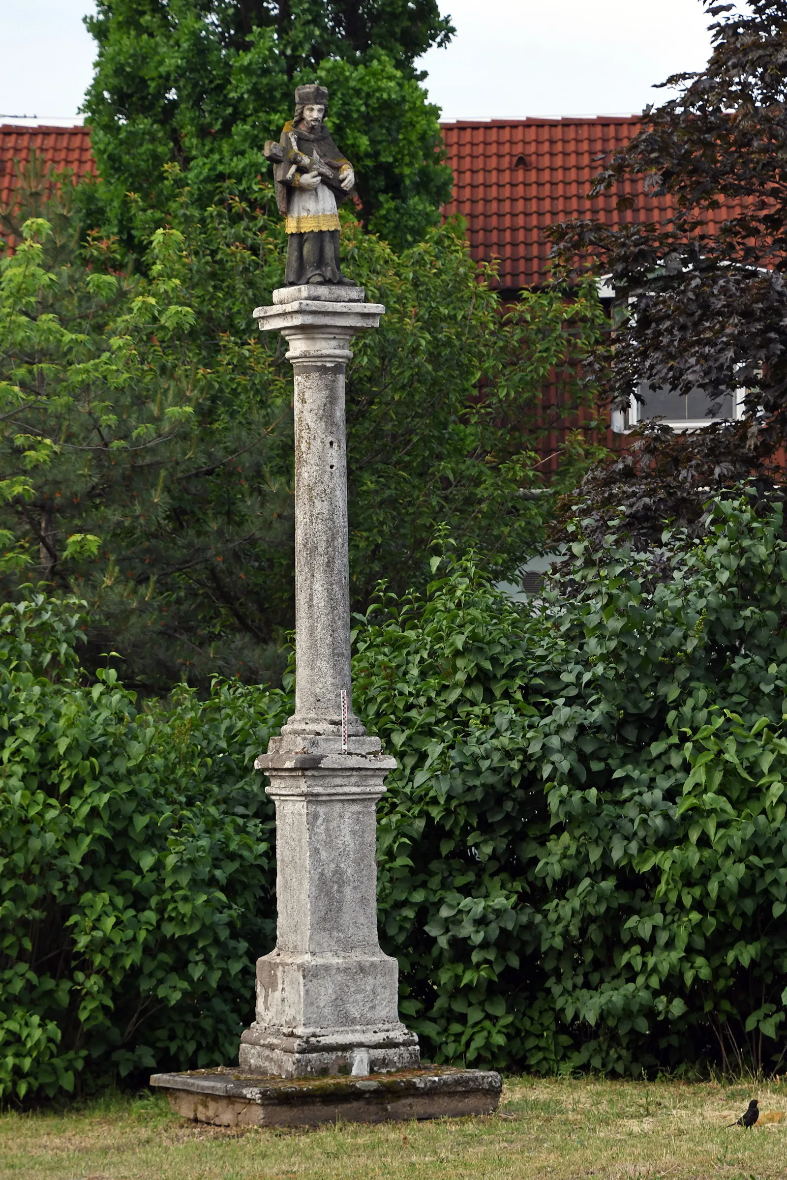 Photo showing: Statue of Saint John of Nepomuk in Gyöngyöspüspöki, Gyöngyös, Hungary