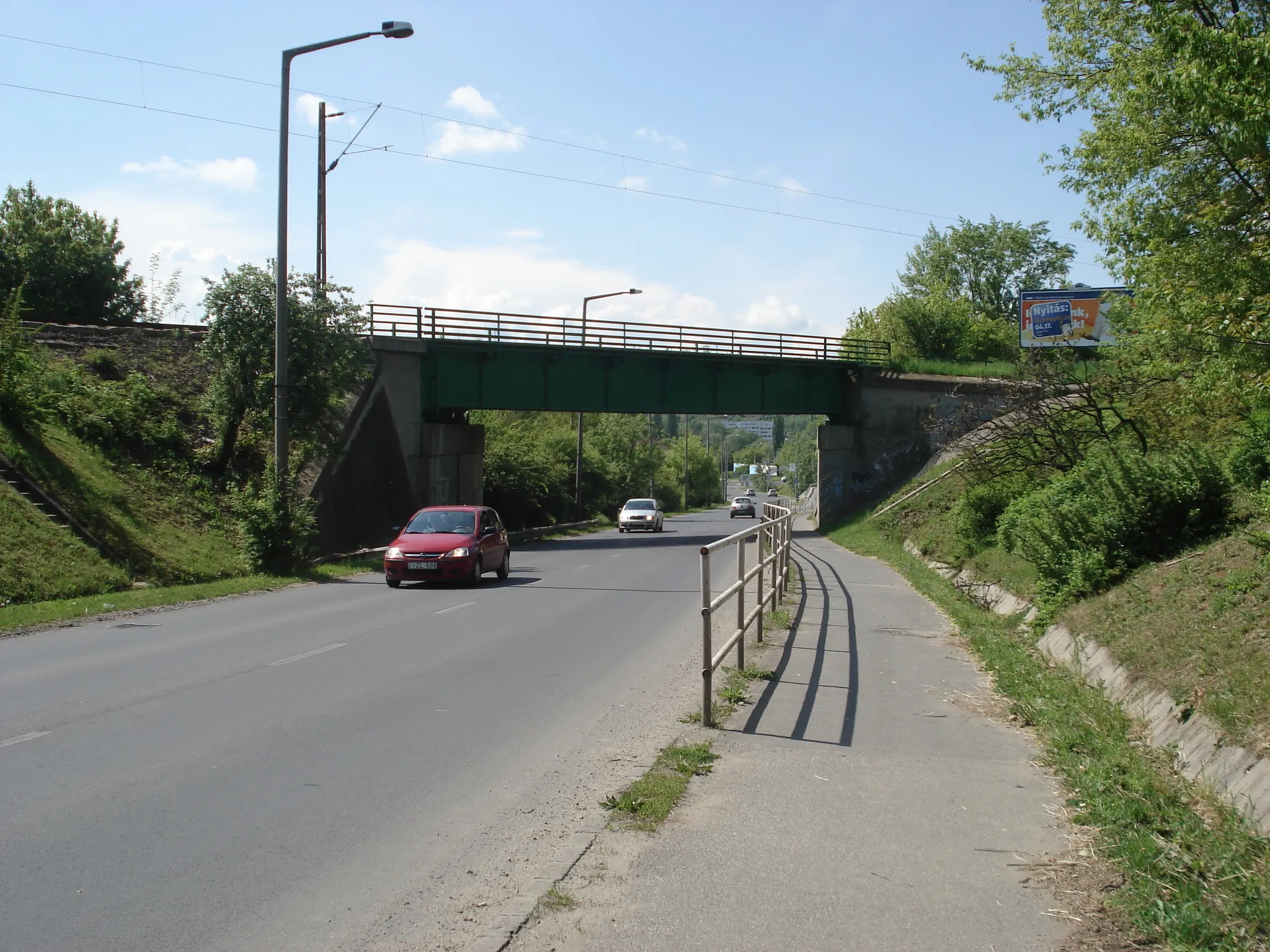 Photo showing: Road to Tapolca