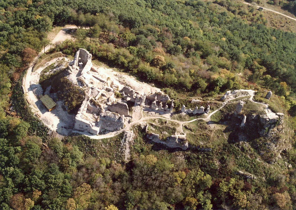 Photo showing: Castle - Regéc - Hungary - Europe, aerial photography