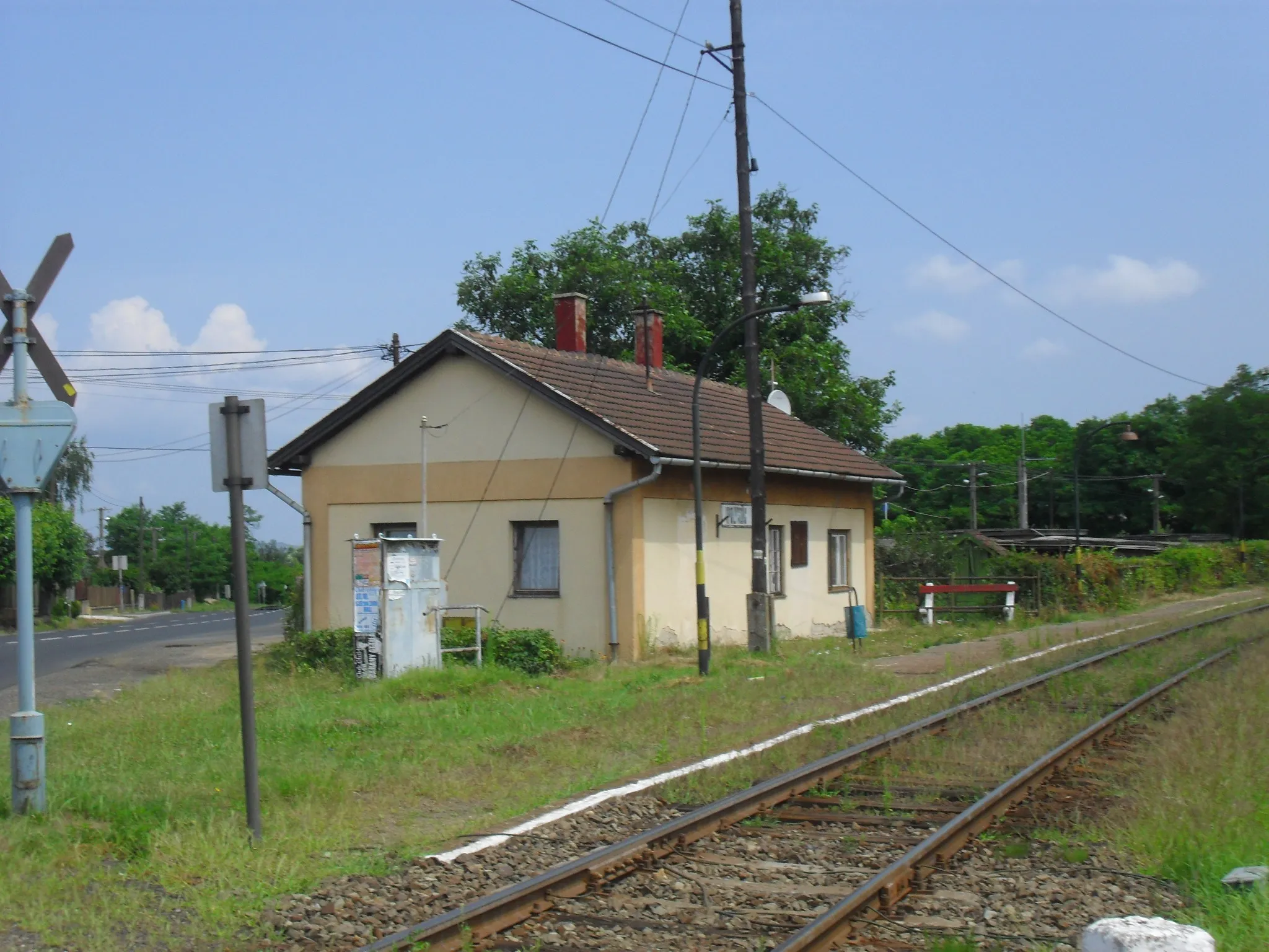 Photo showing: Ipolyszög - vasúti megállóhely