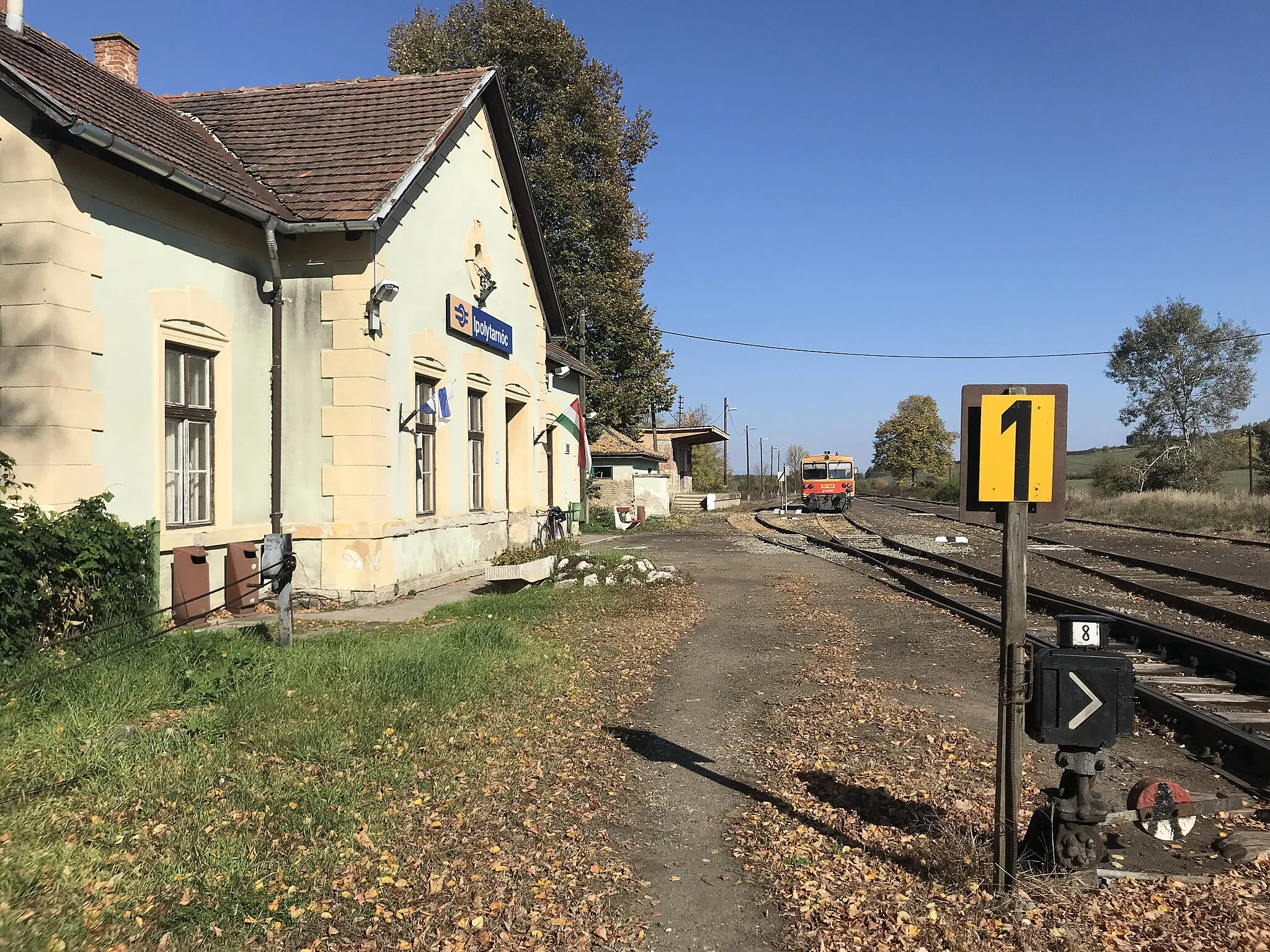 Photo showing: Ipolytarnóc vasútállomás