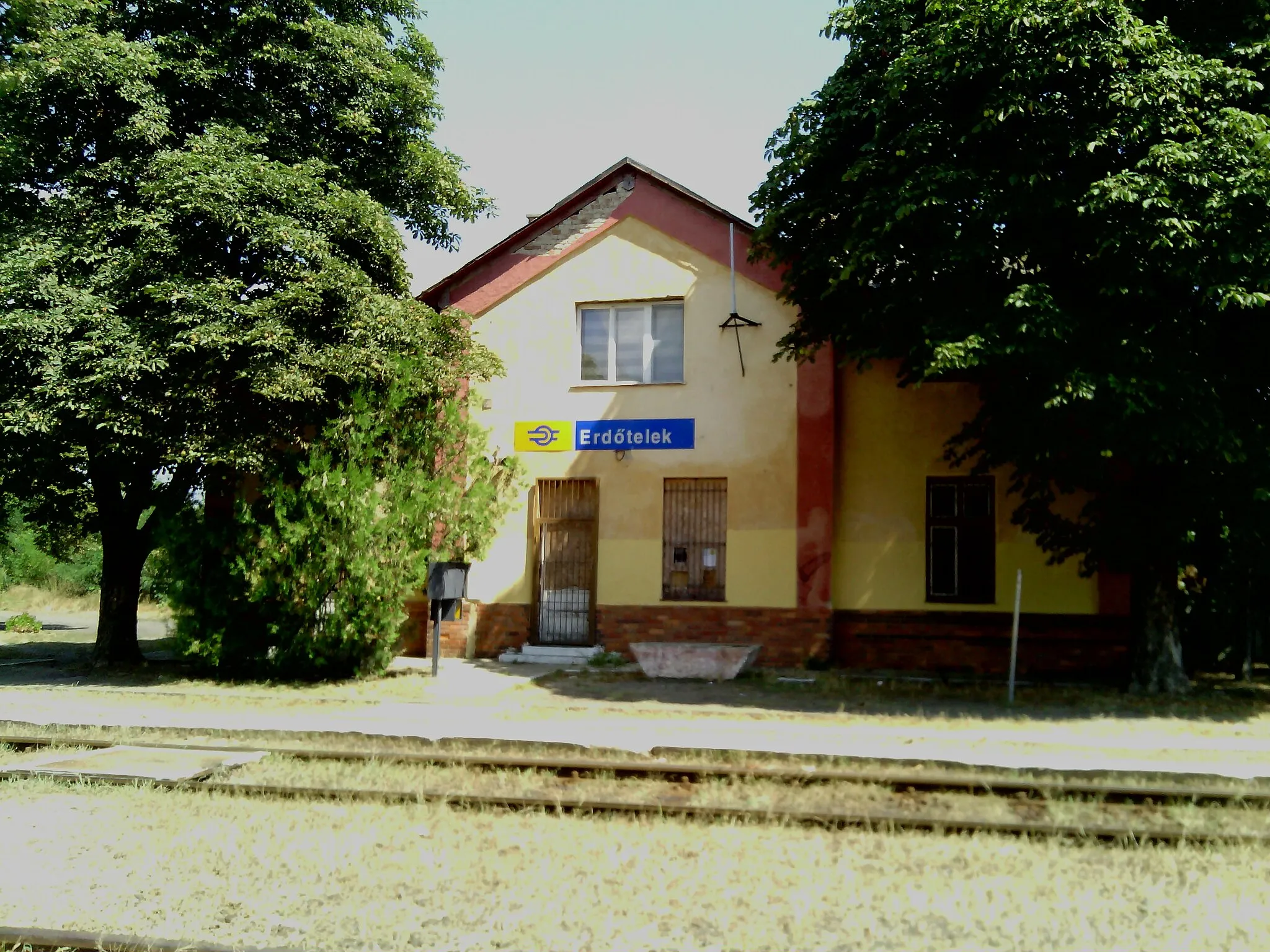 Photo showing: Erdőtelek railway station