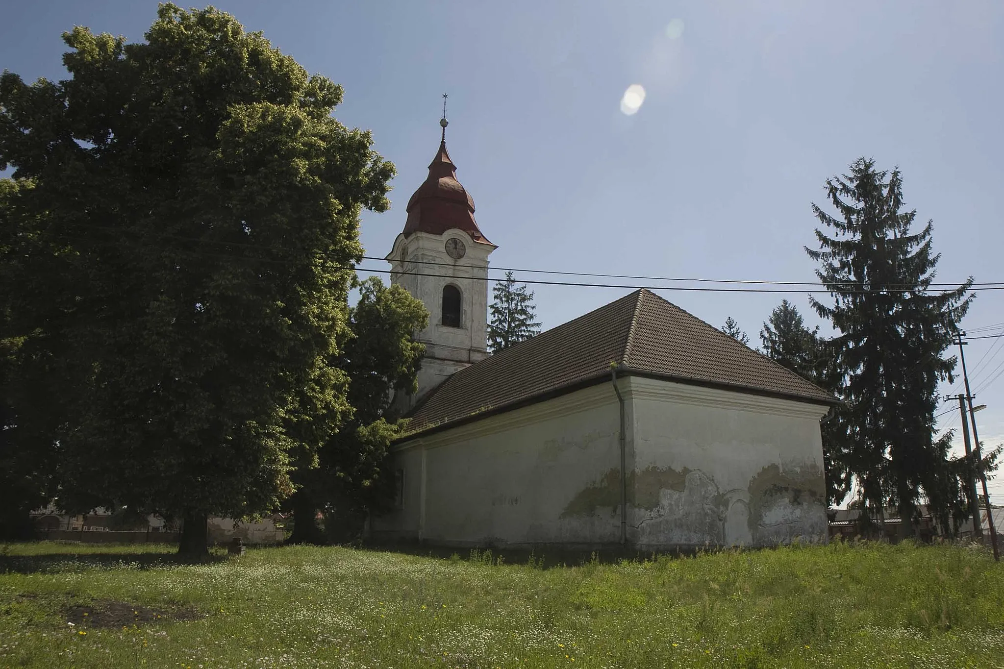 Photo showing: Reformed church in Rimavské Janovce, Slovakia.