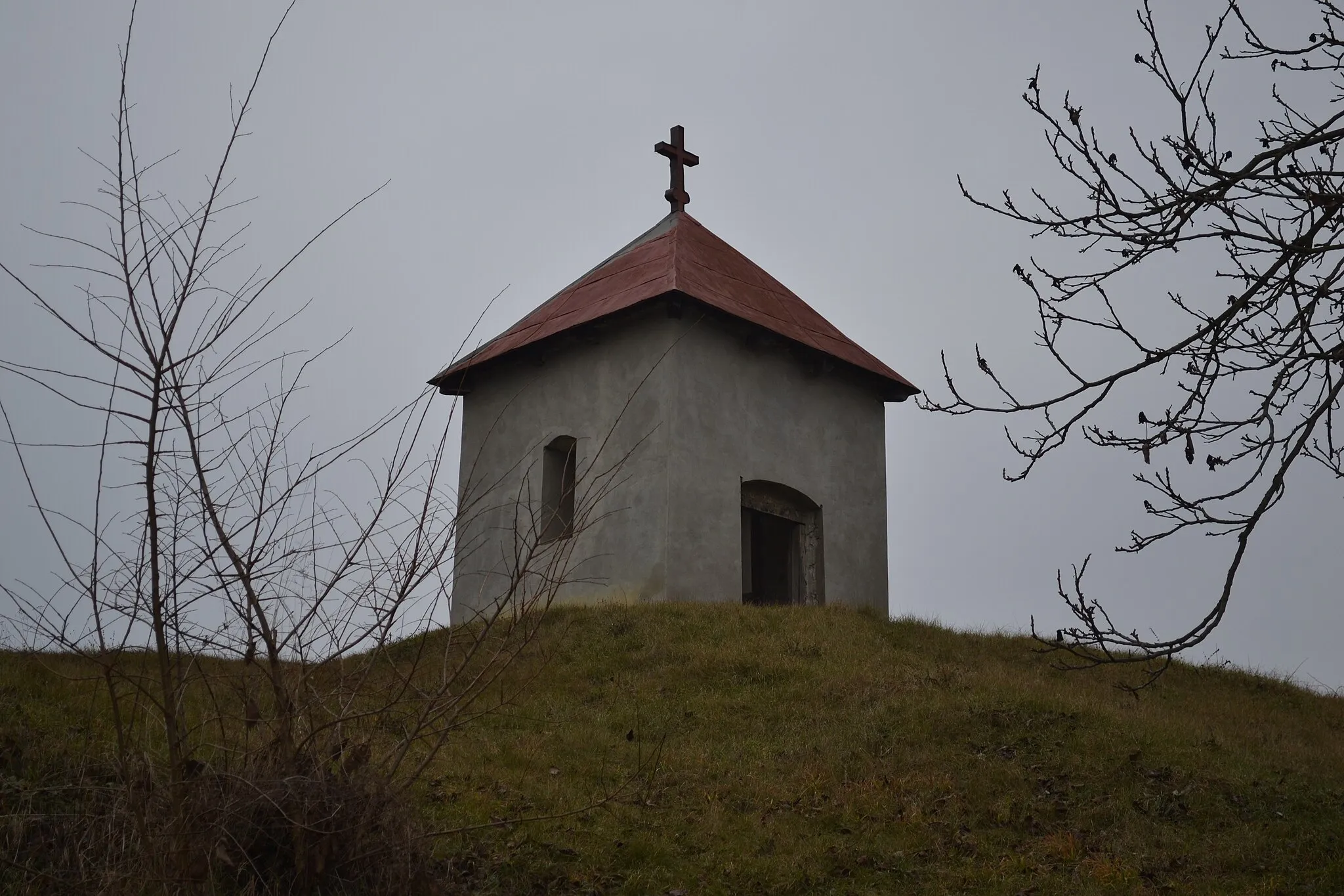 Photo showing: Bell tower of the mid-19th century in Glabušovce