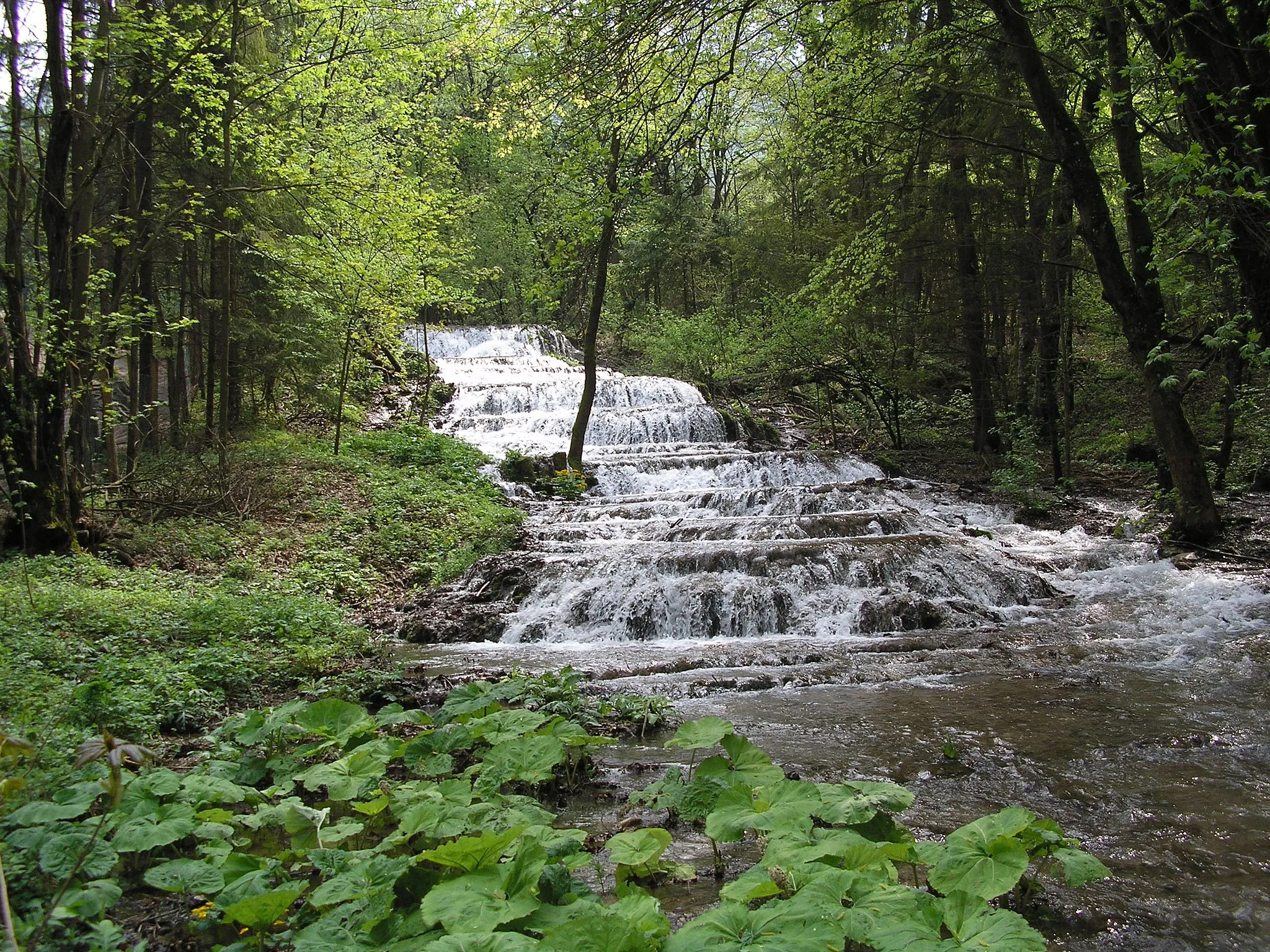 Photo showing: waterfall "Fátyol vízesés" (veil) in Hungary, Europe.