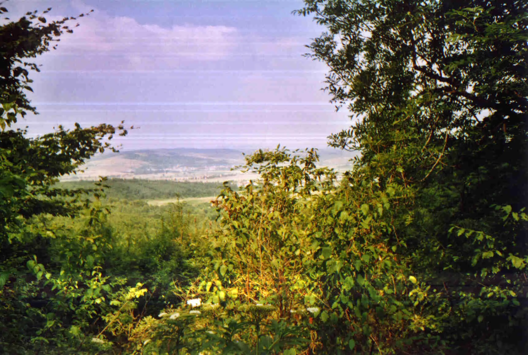 Photo showing: View of Bélapátfalva, Hungary  from Bélkőhegy Hill