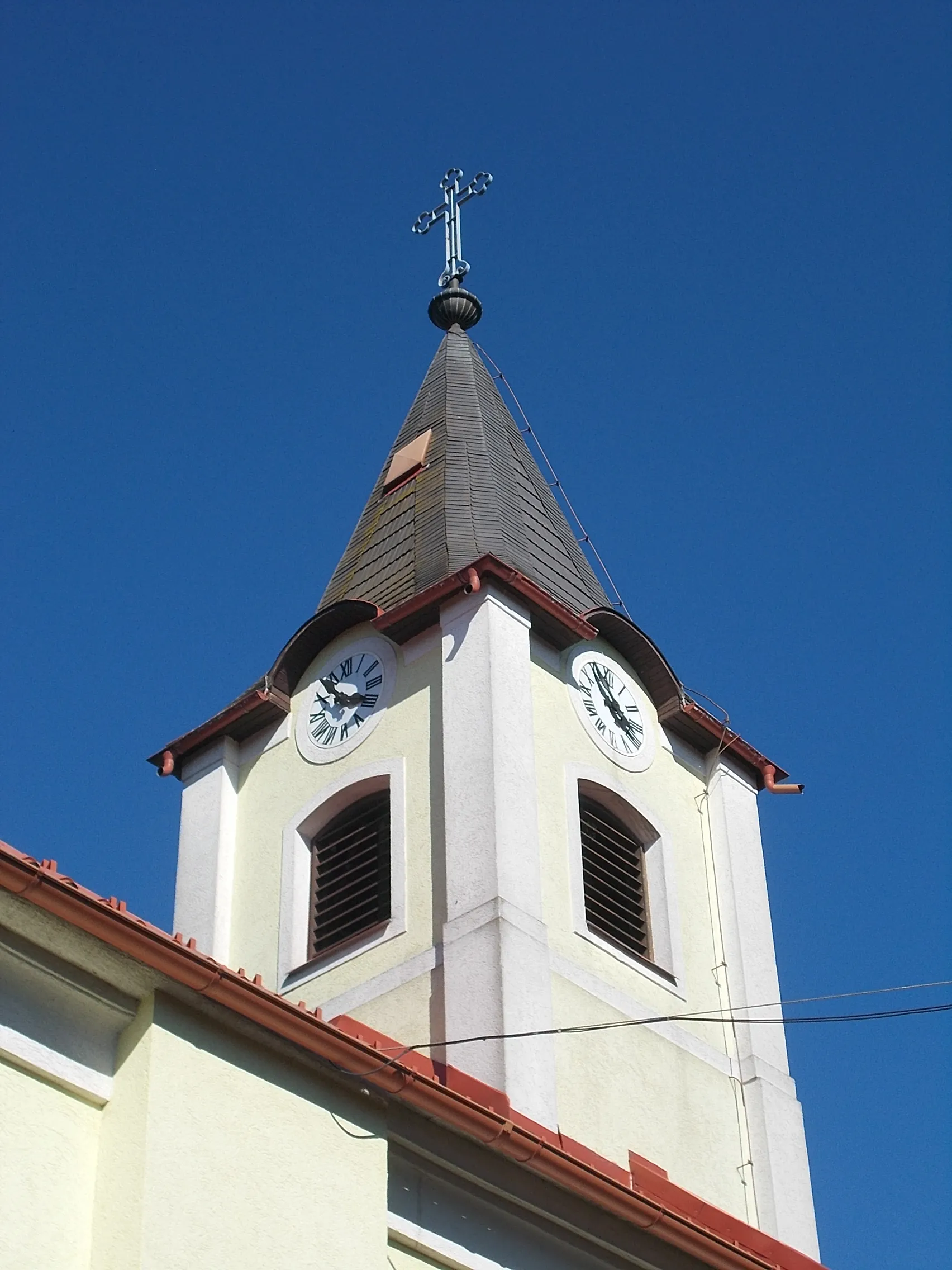 Photo showing: : Saint Stephen Roman Catholic Church.  - IV. Béla út (Route 2506), Bélapátfalva, Heves County, Hungary.