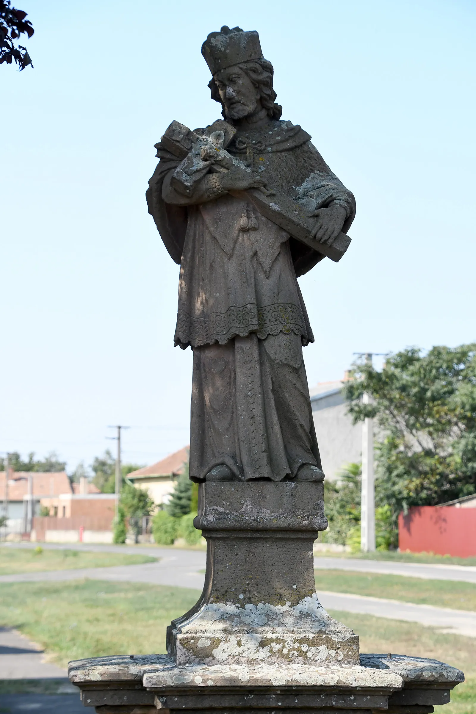 Photo showing: Statue of John of Nepomuk (Kisköre)