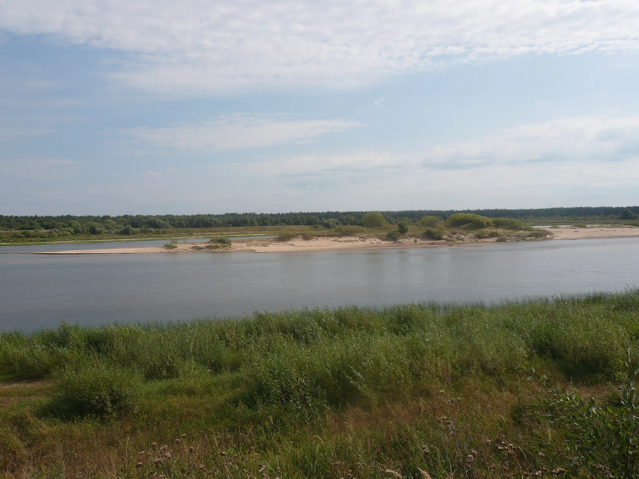 Photo showing: The river Vaga nearby village Rovdino (Arkhangelsk Oblast)