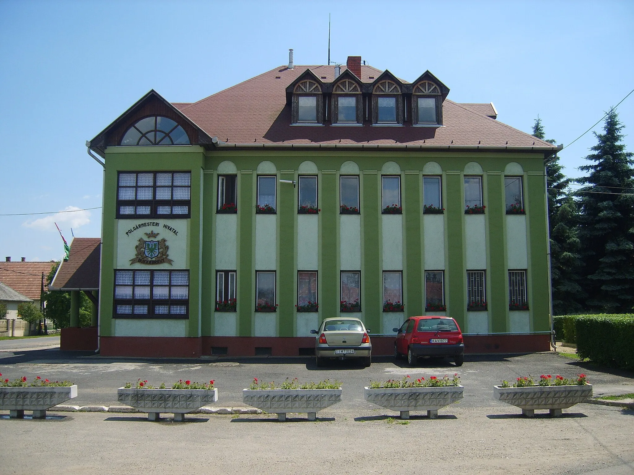 Photo showing: City hall in Bükkábrány, Hungary