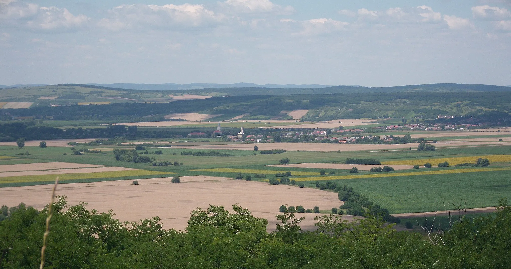 Photo showing: Aszaló látképe a szentistvánbaksai Bikarétről