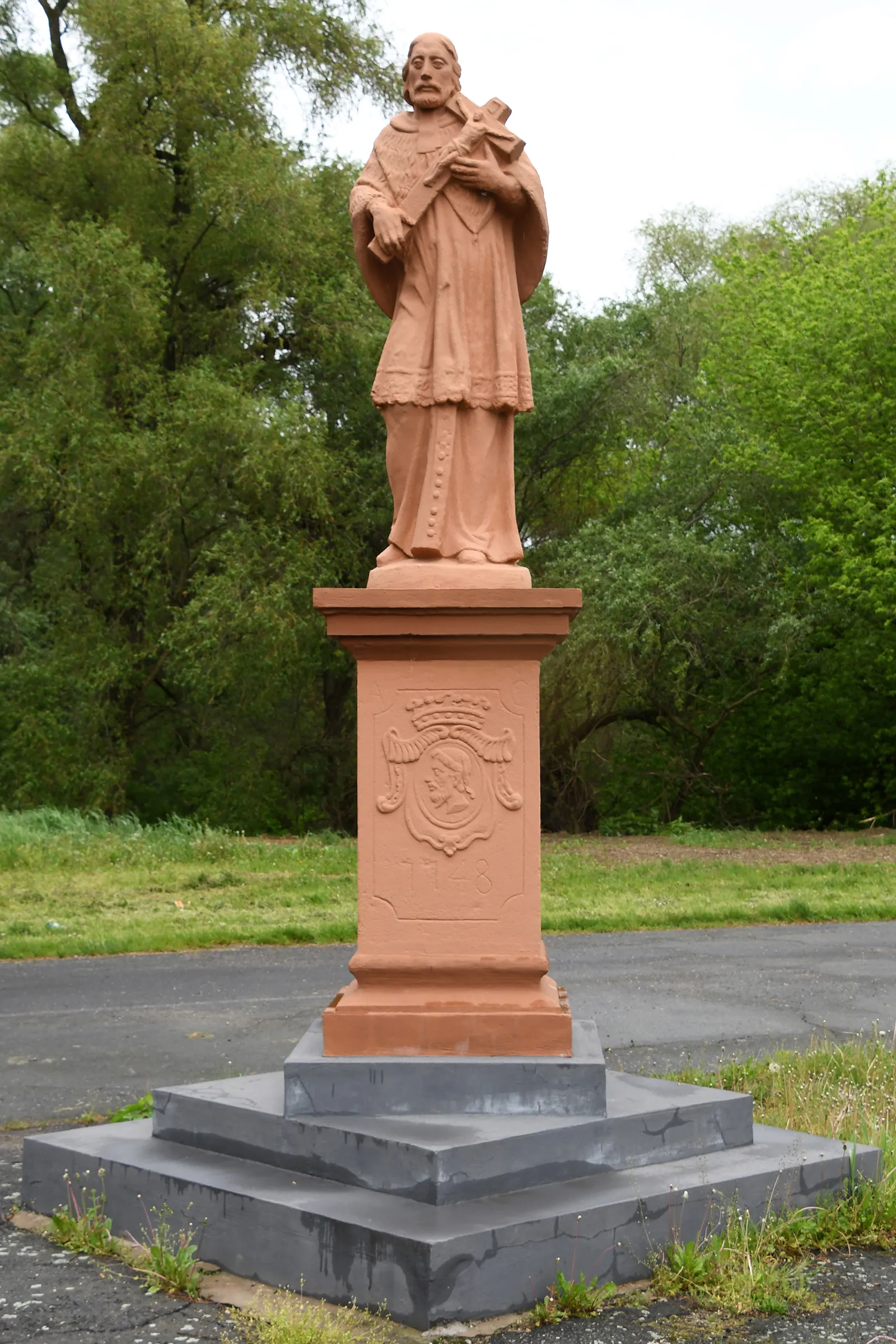 Photo showing: Statue of Saint John of Nepomuk in Hidasnémeti, Hungary