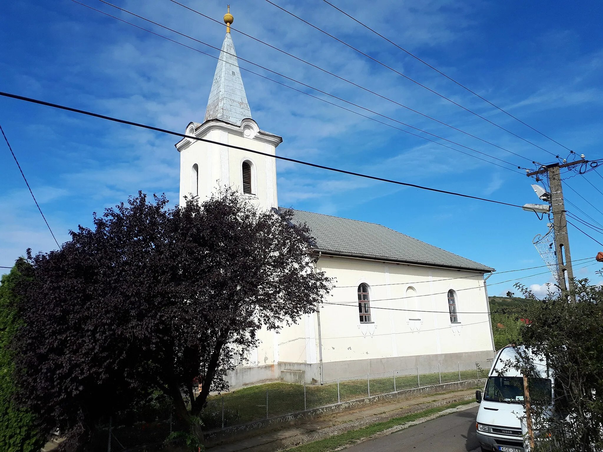 Photo showing: A nyomári református templom