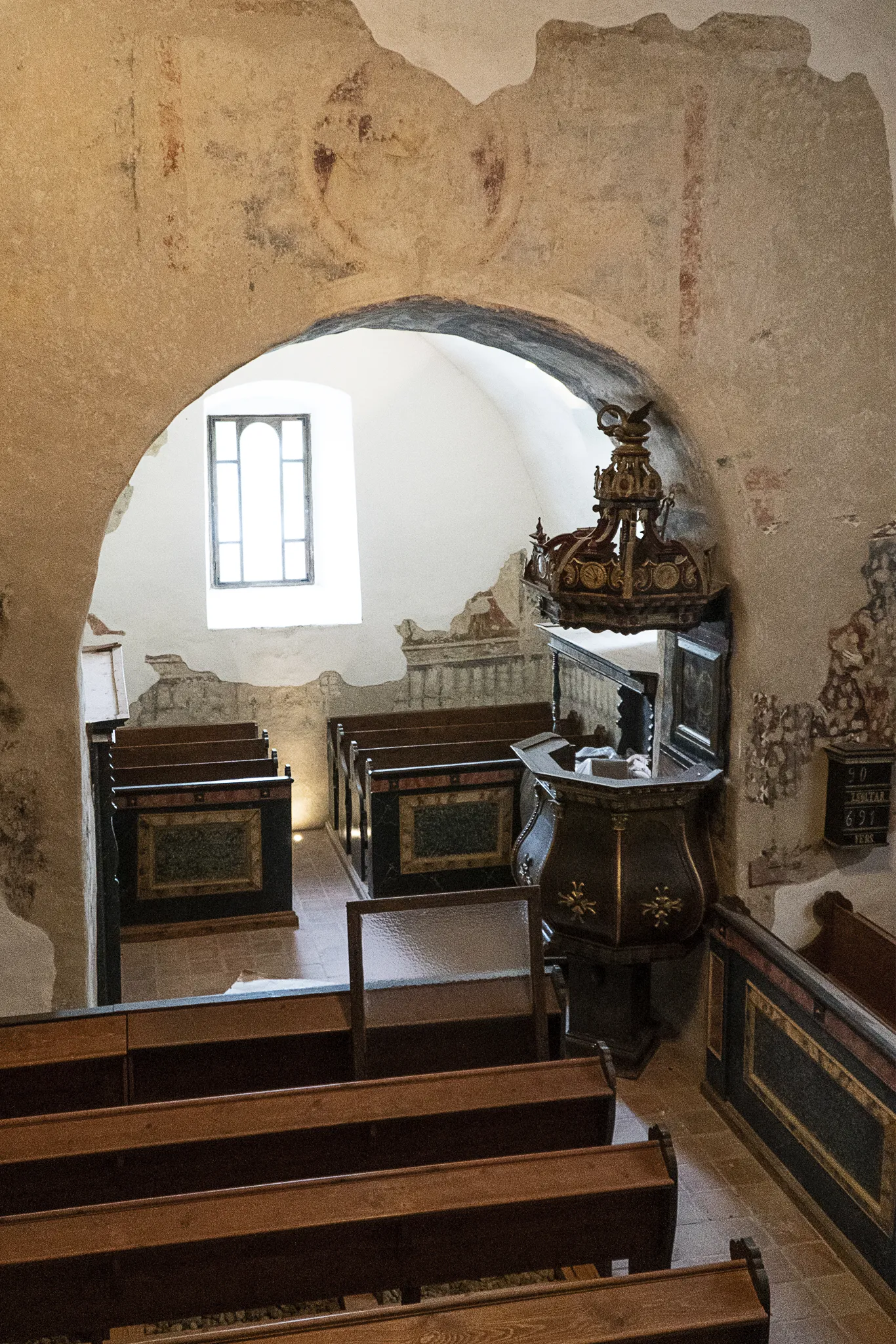 Photo showing: Interiér kostola v Ragály