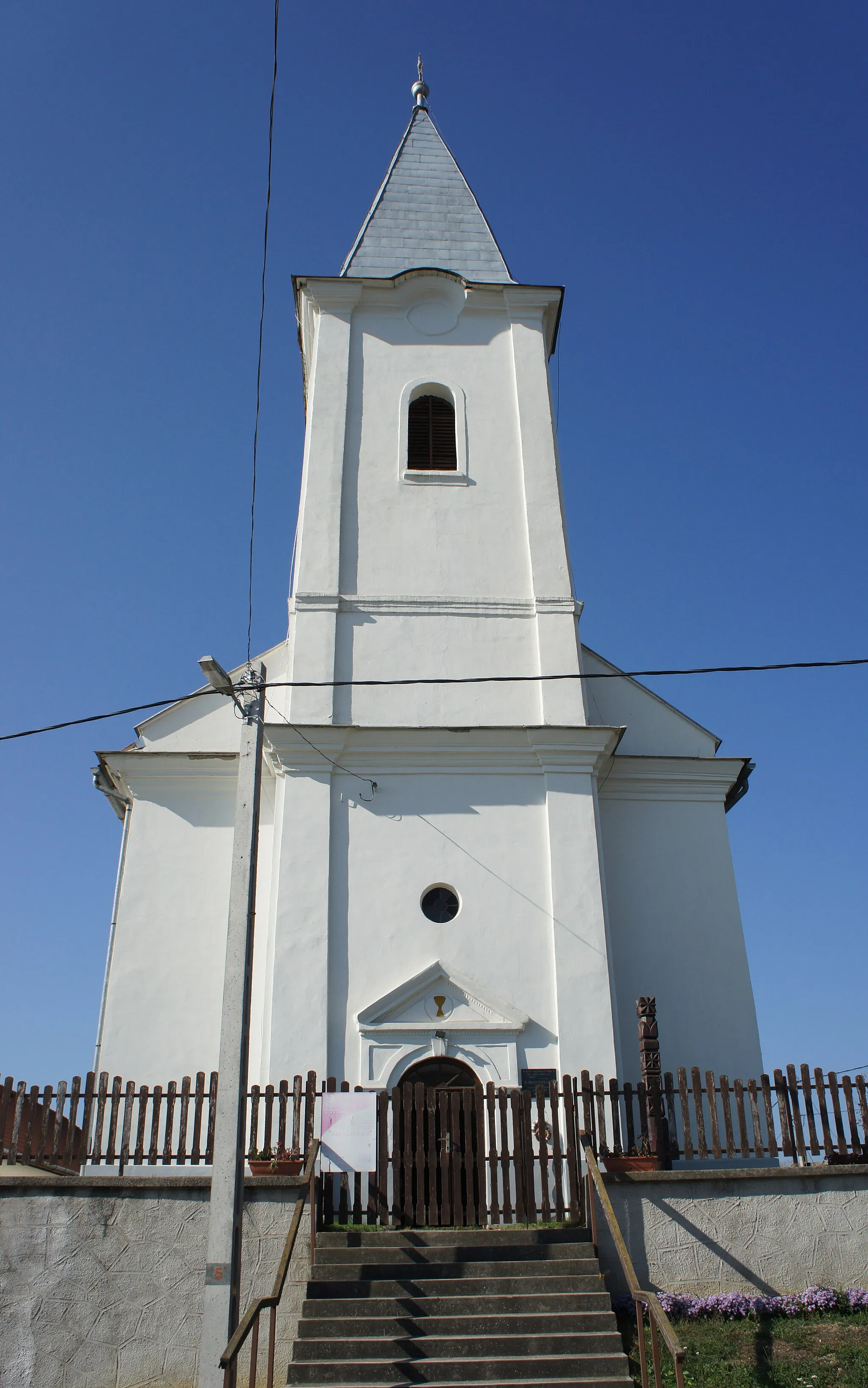Photo showing: Szászfa, református templom