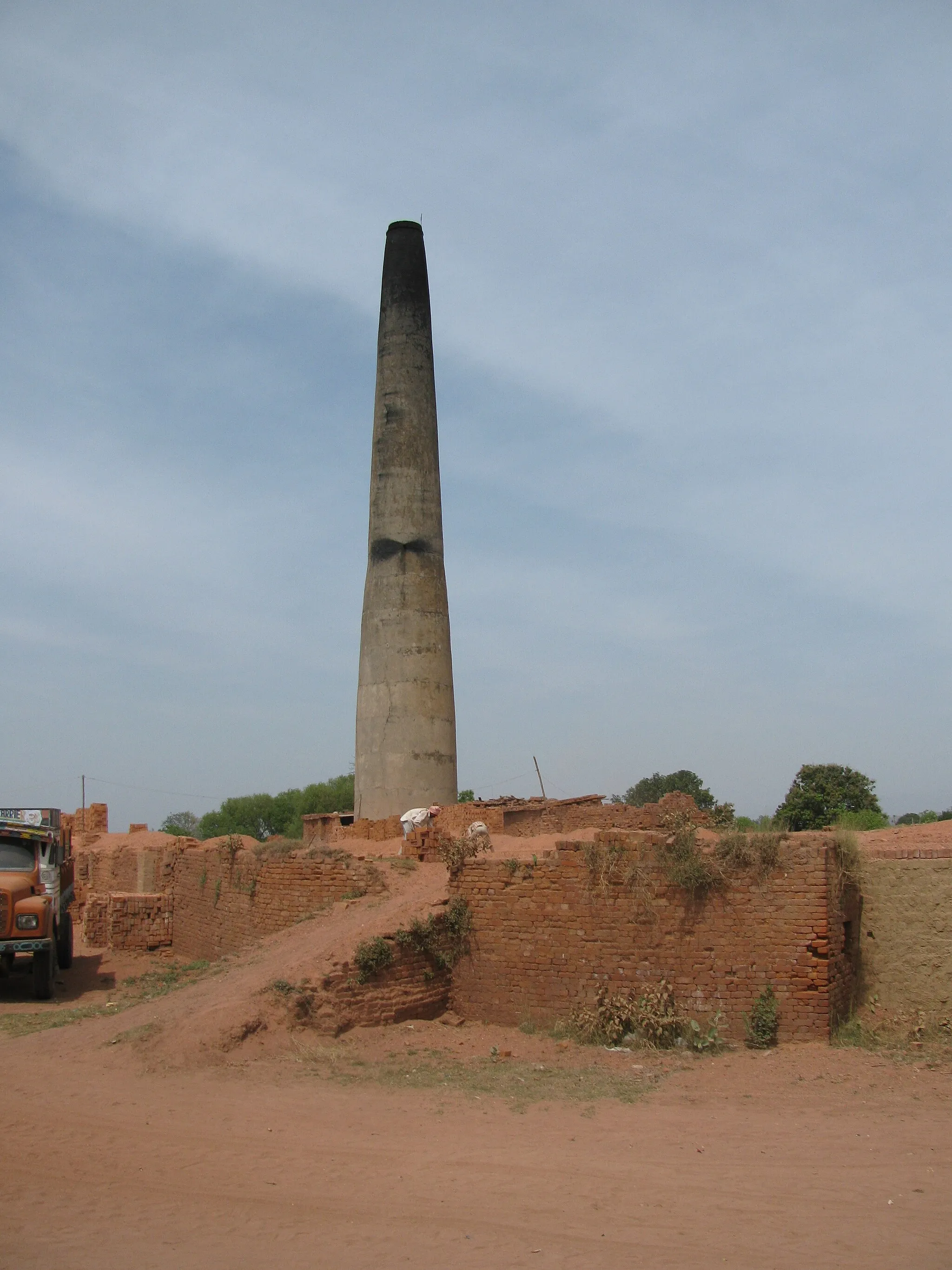Photo showing: Brickyard in Punjab