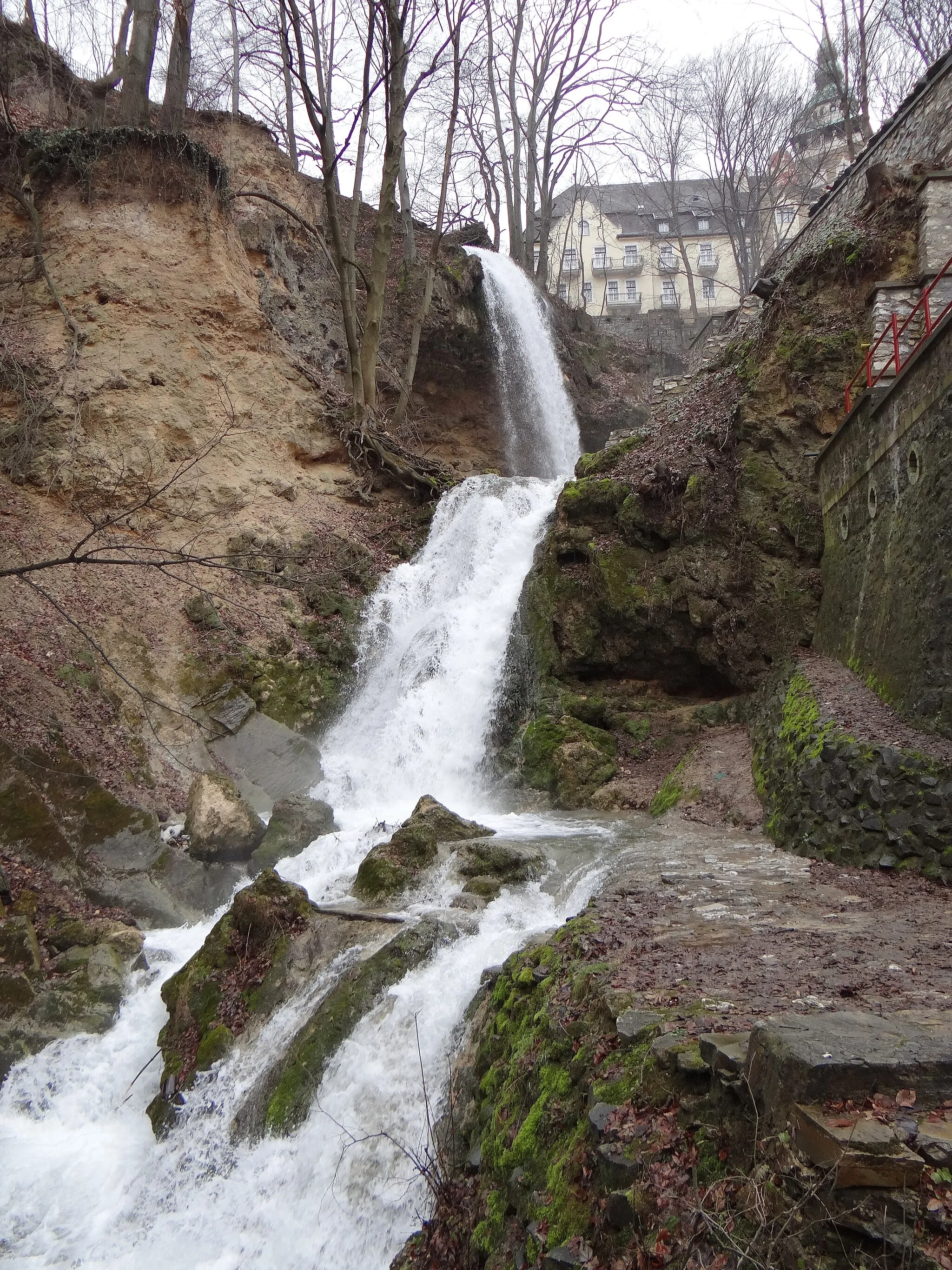 Photo showing: Waterfall in Lillafüred, Miskolc, Hungary