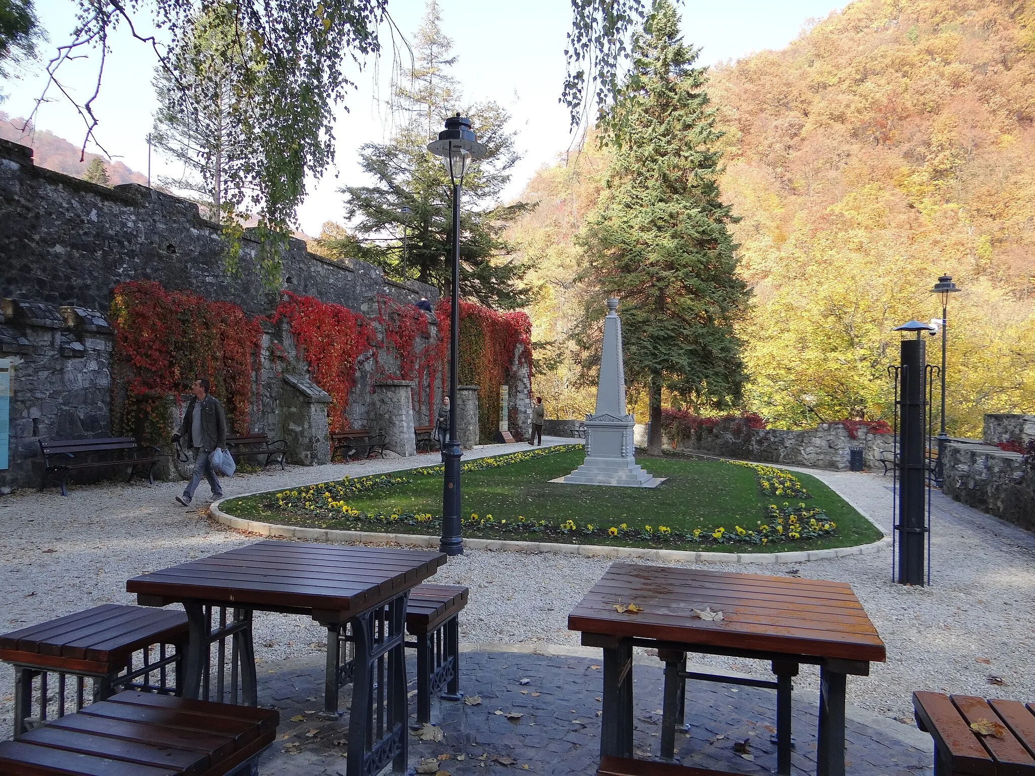 Photo showing: Palace Hotel Terraces, Lillafüred, Miskolc, Hungary