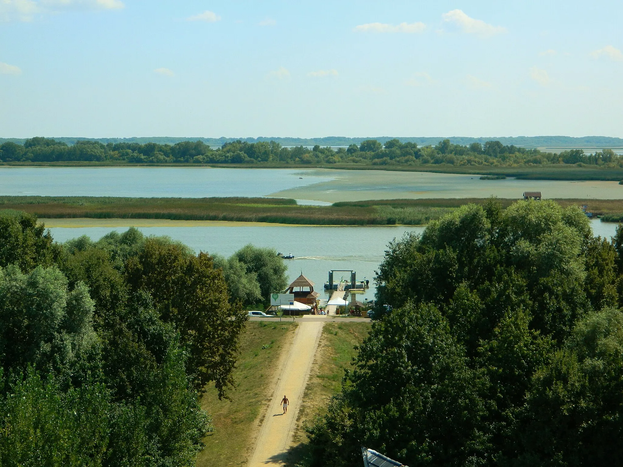 Photo showing: Poroszló "Lake Tisza" ecological center, landing stage