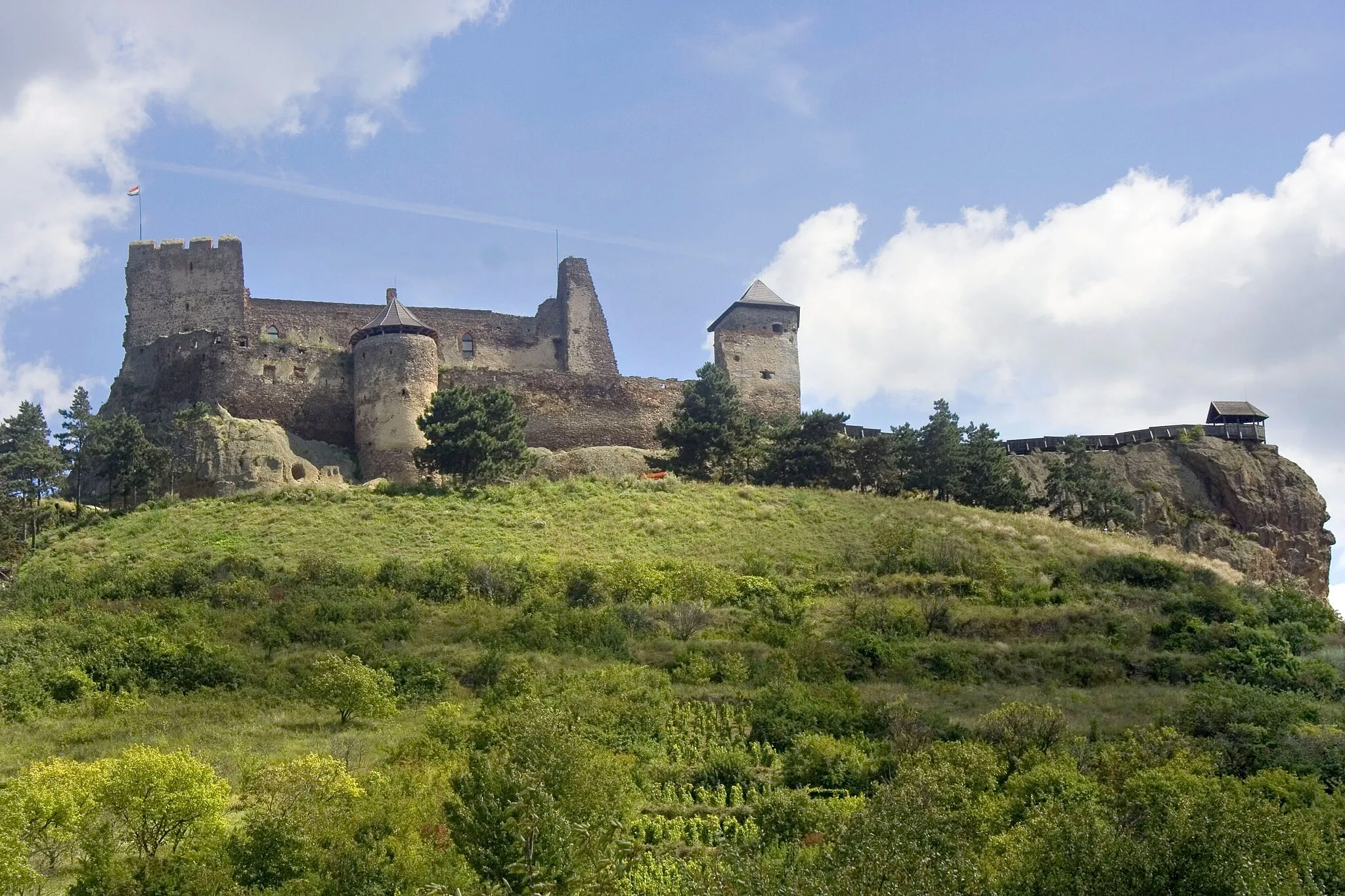 Photo showing: Hungary / Boldogkő Castle - Panorama