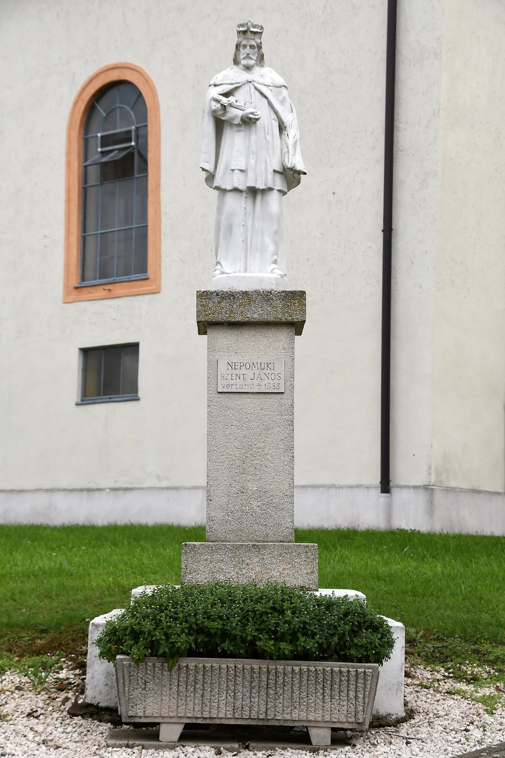 Photo showing: Statue of John of Nepomuk (Rimóc)