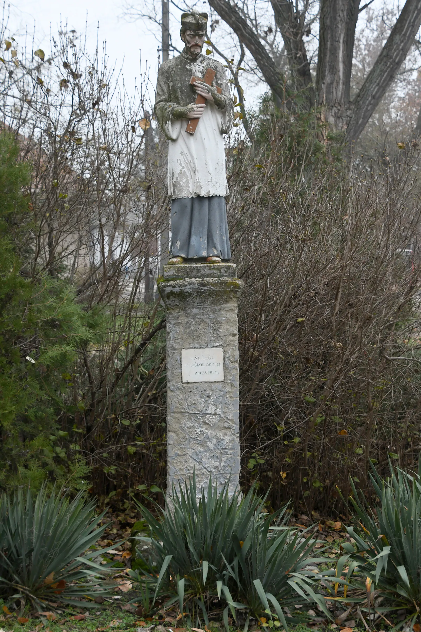 Photo showing: Statue of Saint John of Nepomuk in Nagyfüged