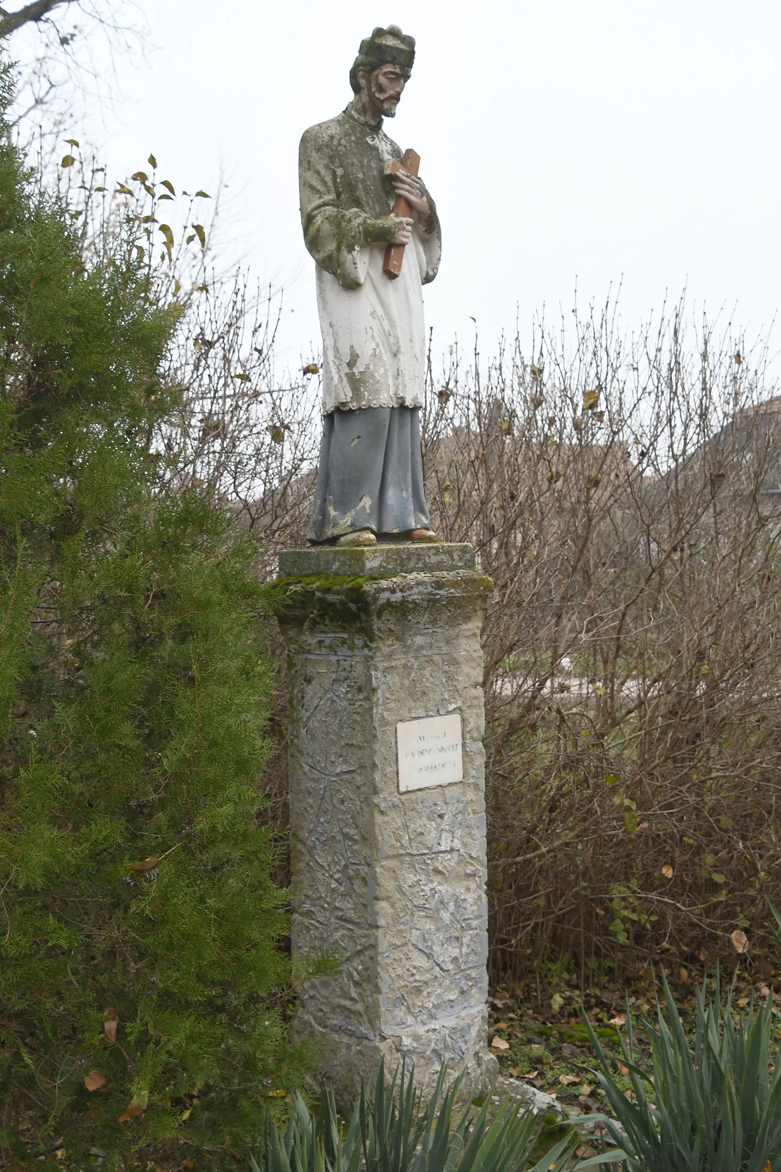 Photo showing: Statue of Saint John of Nepomuk in Nagyfüged