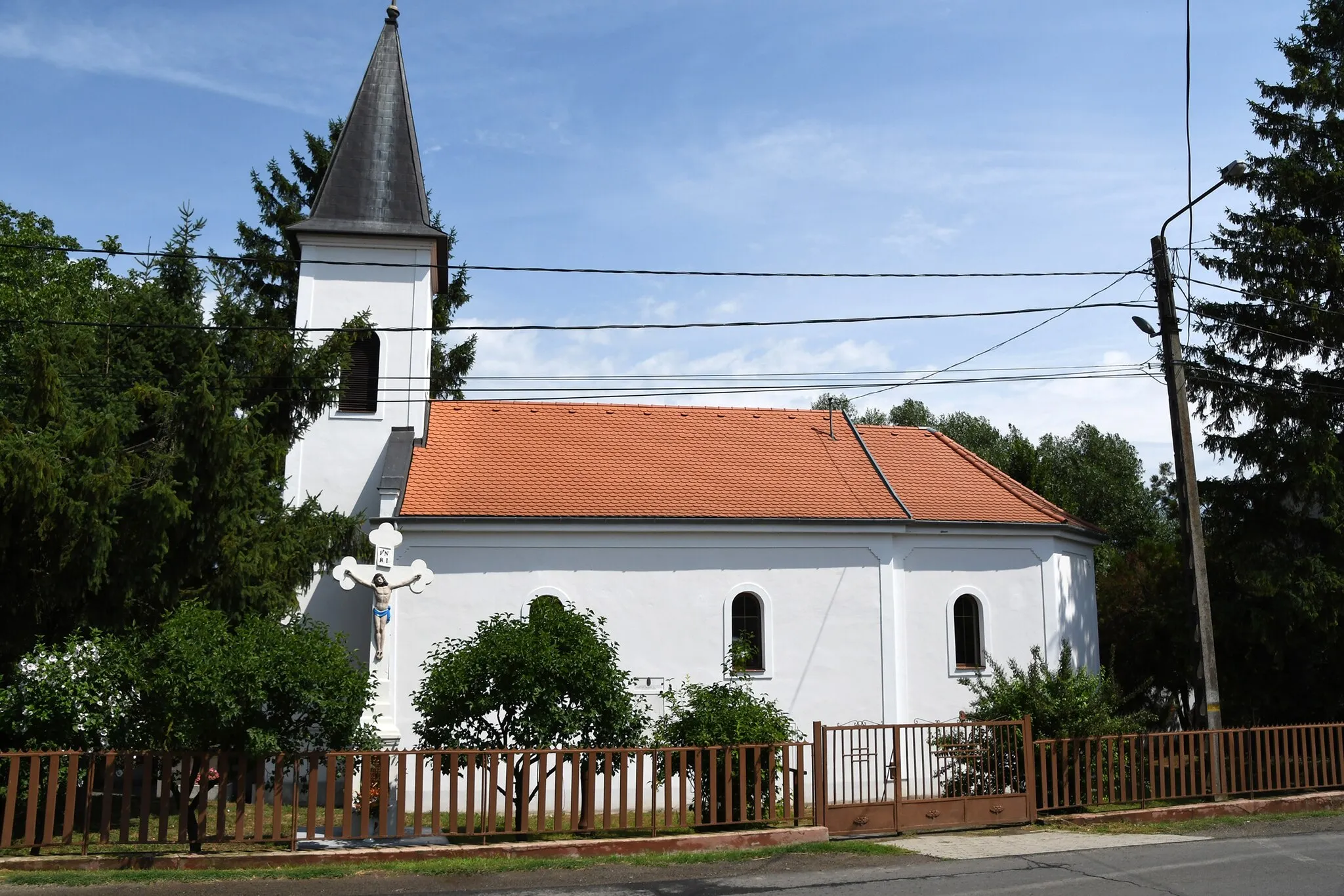 Photo showing: Roman Catholic church in Magyargéc, Hungary