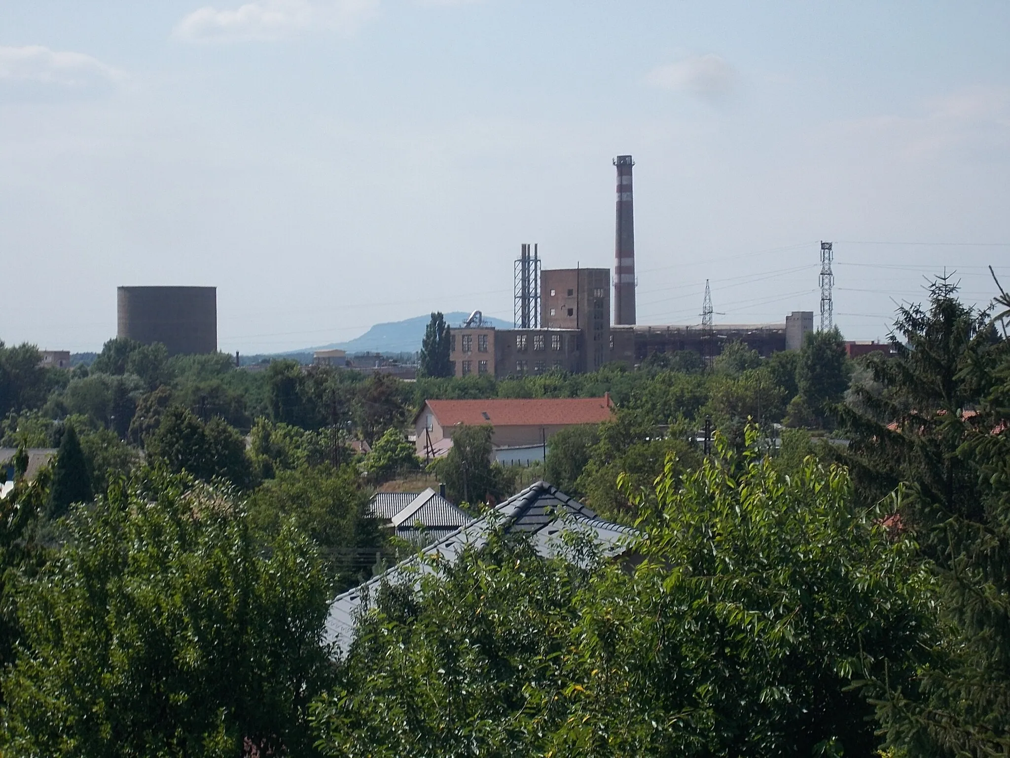 Photo showing: : View from Church hill in Bódé neighborhood, Ajka, Veszprém County, Hungary.