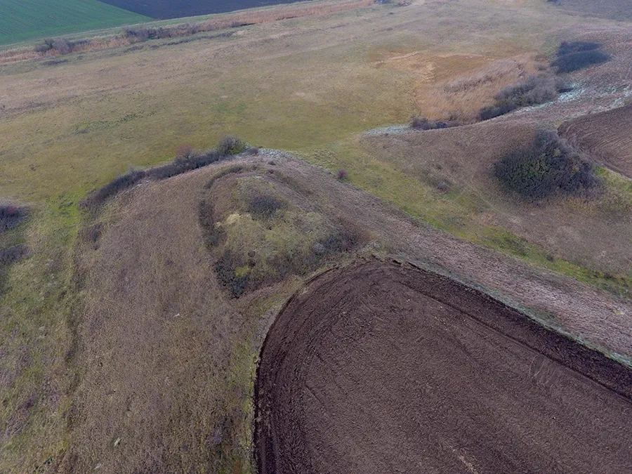 Photo showing: Aba - Belsőbáránd - Ebvár légi fotója