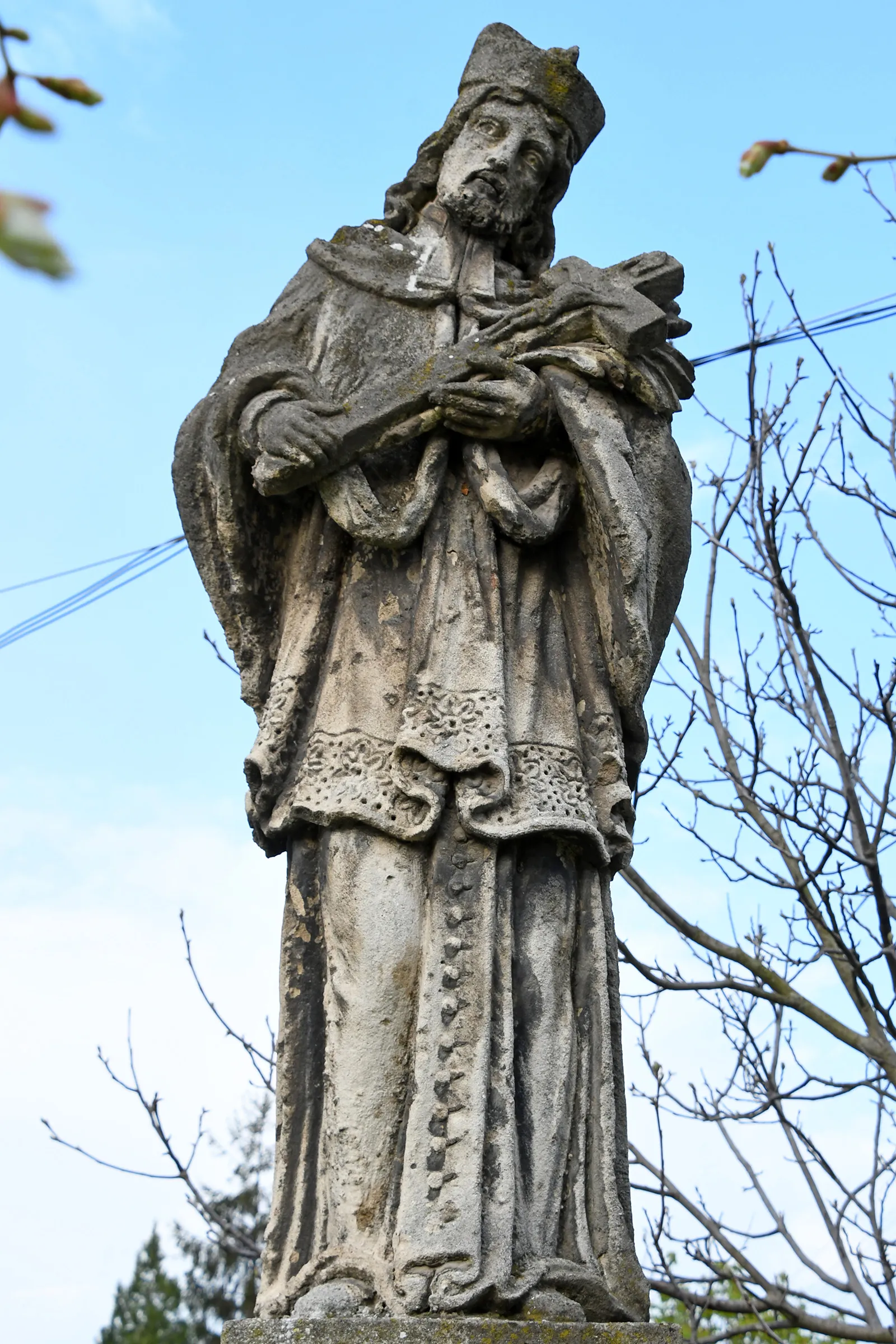 Photo showing: Statue of Saint John of Nepomuk in Pákozd, Hungary