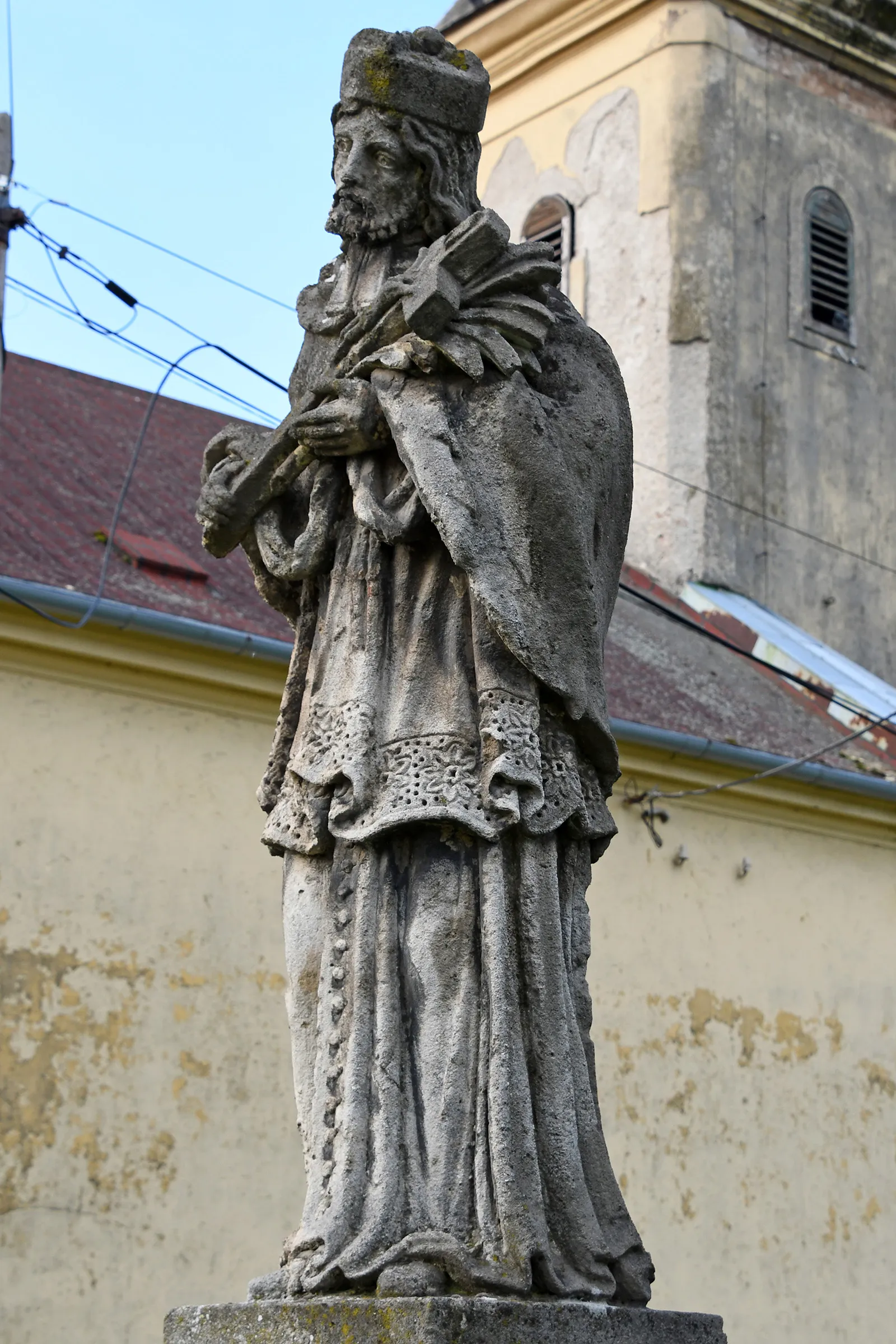 Photo showing: Statue of Saint John of Nepomuk in Pákozd, Hungary