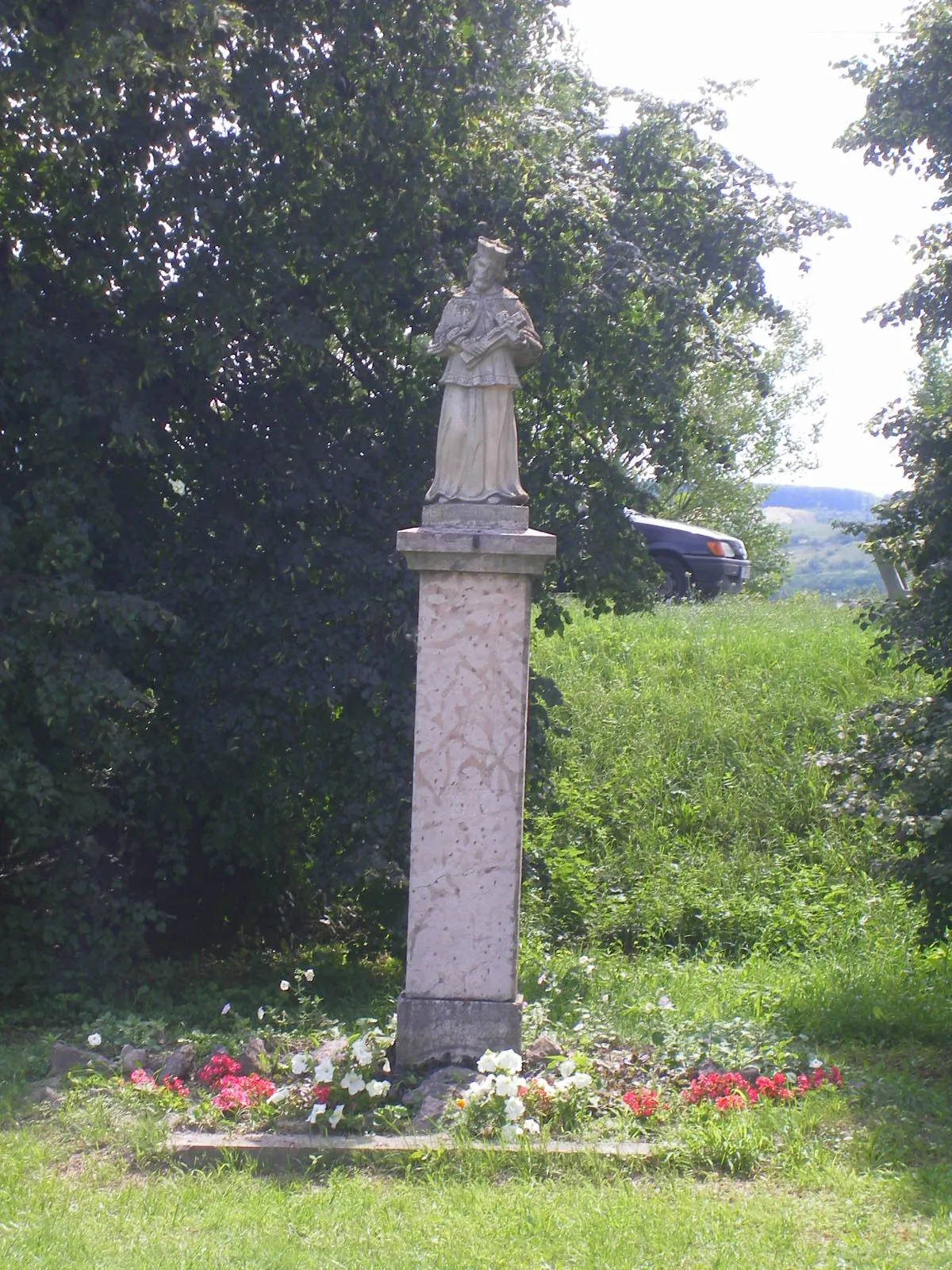 Photo showing: Karva - Nepomuki Szent János szobra