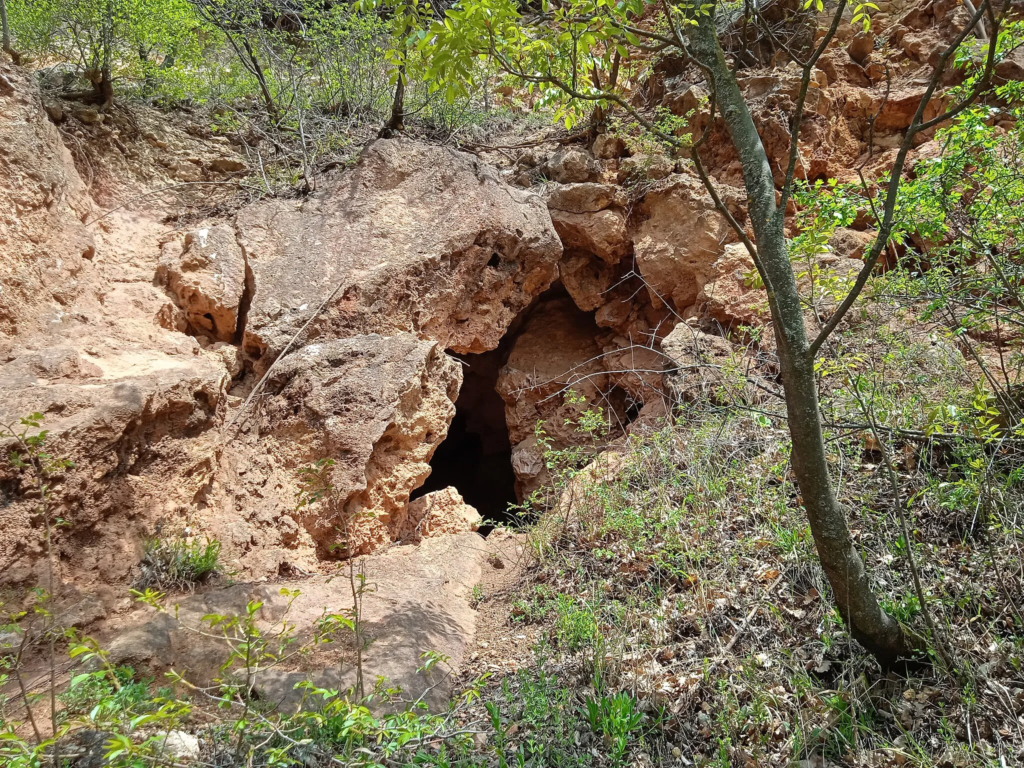 Photo showing: Hamvas Cave, Csákvár