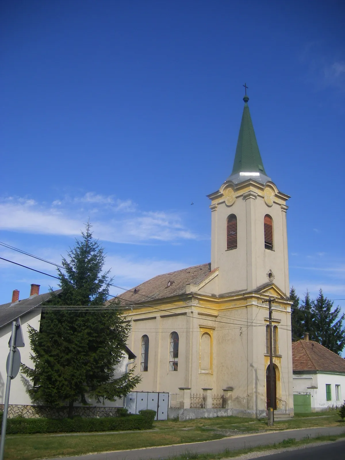 Photo showing: The lutheran church of Nagygyimót, Hungary