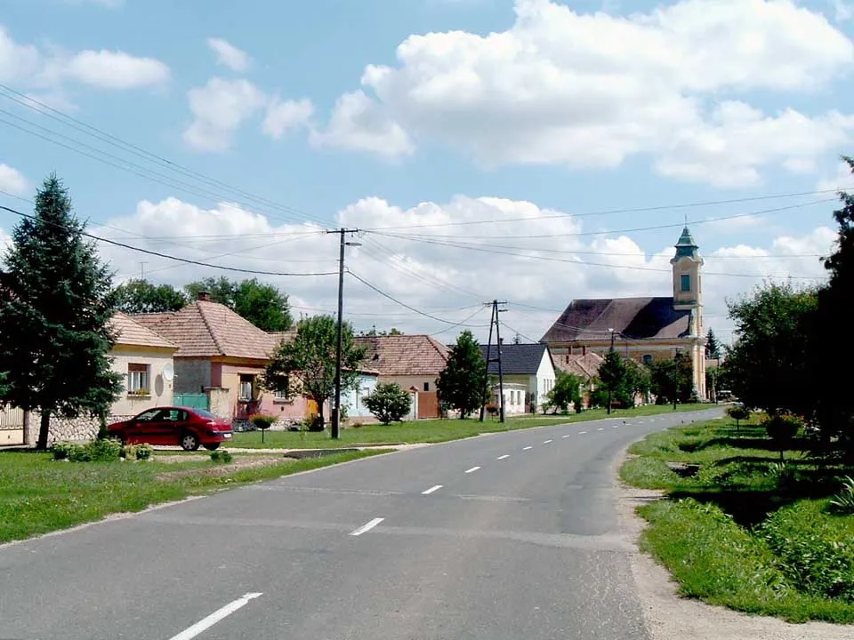 Photo showing: Béb, Hungary - Szent Anna római katolikus templom