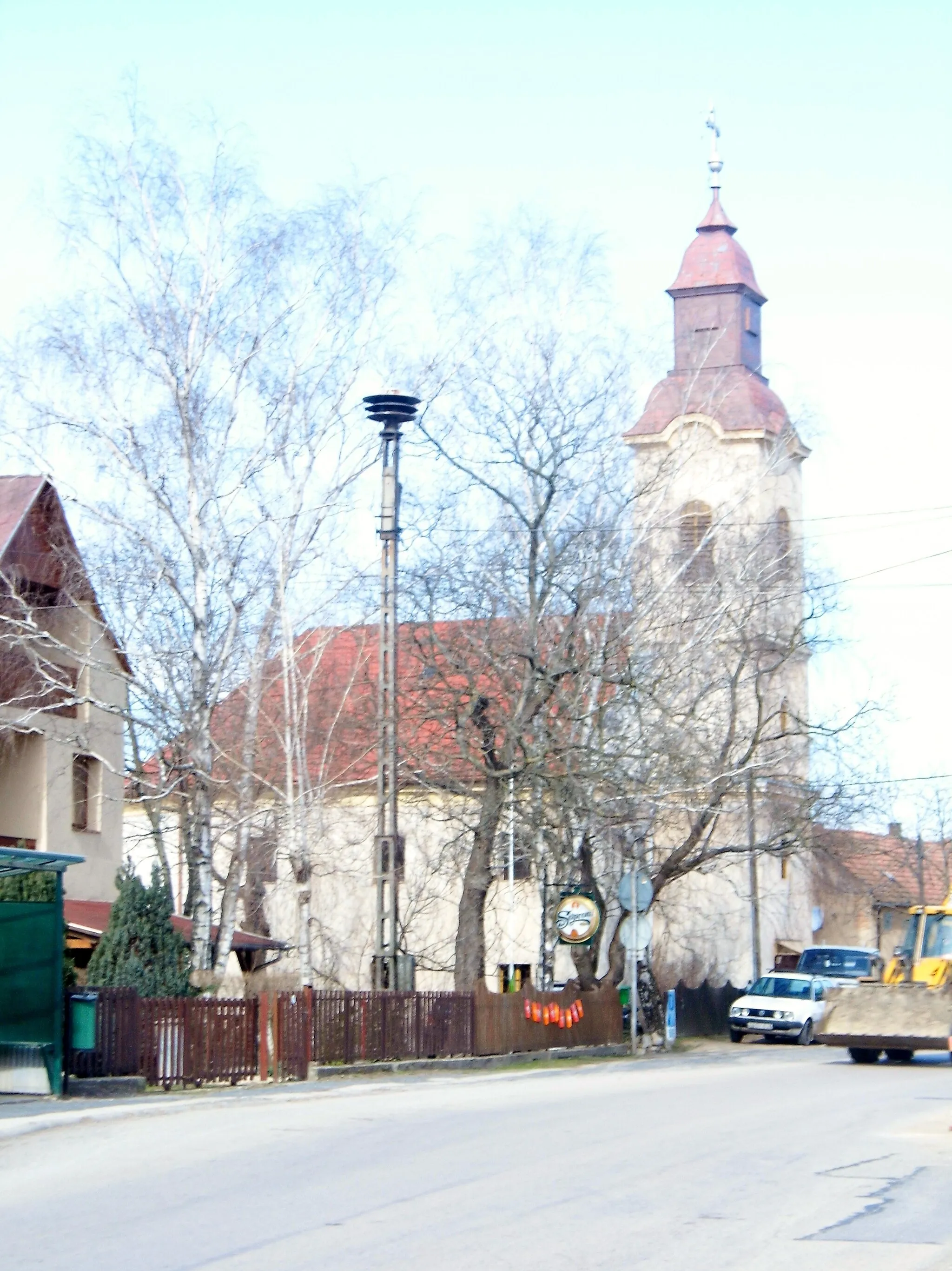 Photo showing: Evangélikus templom, Csékút